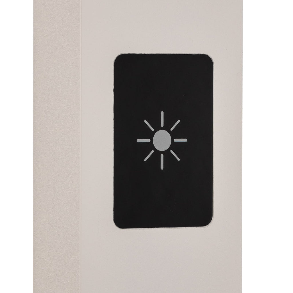 Prios LED-Bürostehleuchte Taronis, weiß, 195 cm, dimmbar
