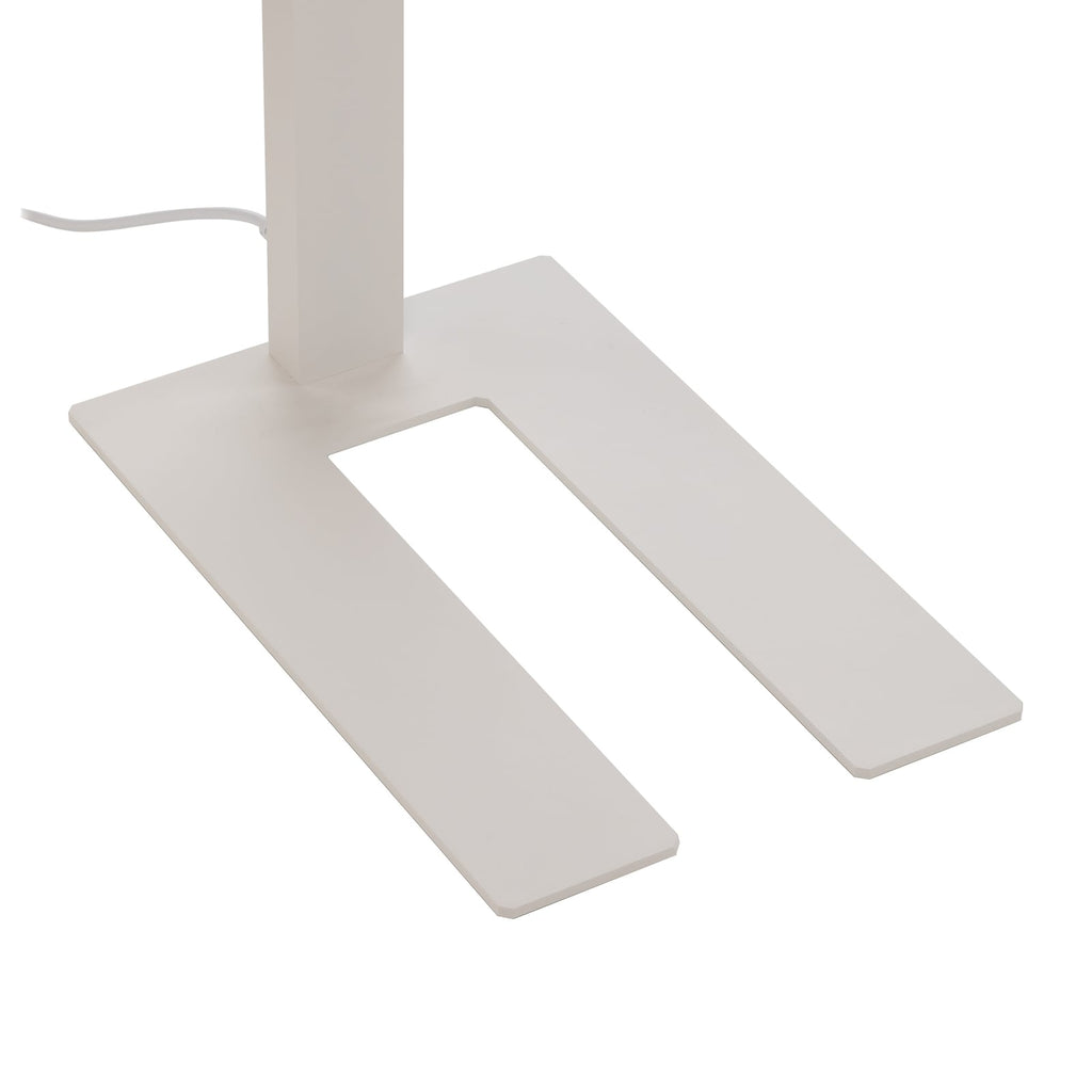 Prios LED-Bürostehleuchte Taronis, weiß, 195 cm, dimmbar