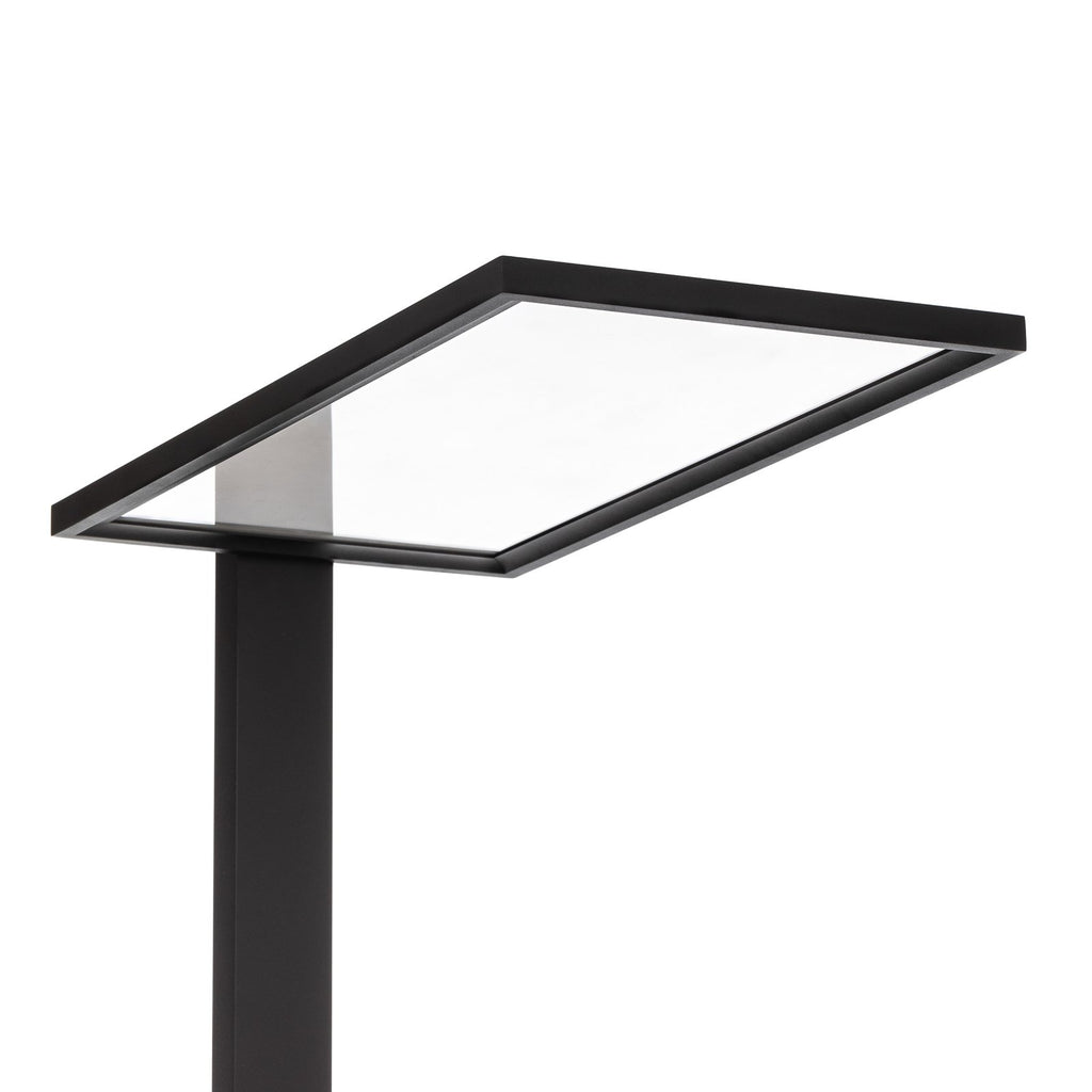 Prios LED-Bürostehleuchte Taronis, schwarz, 195 cm, dimmbar