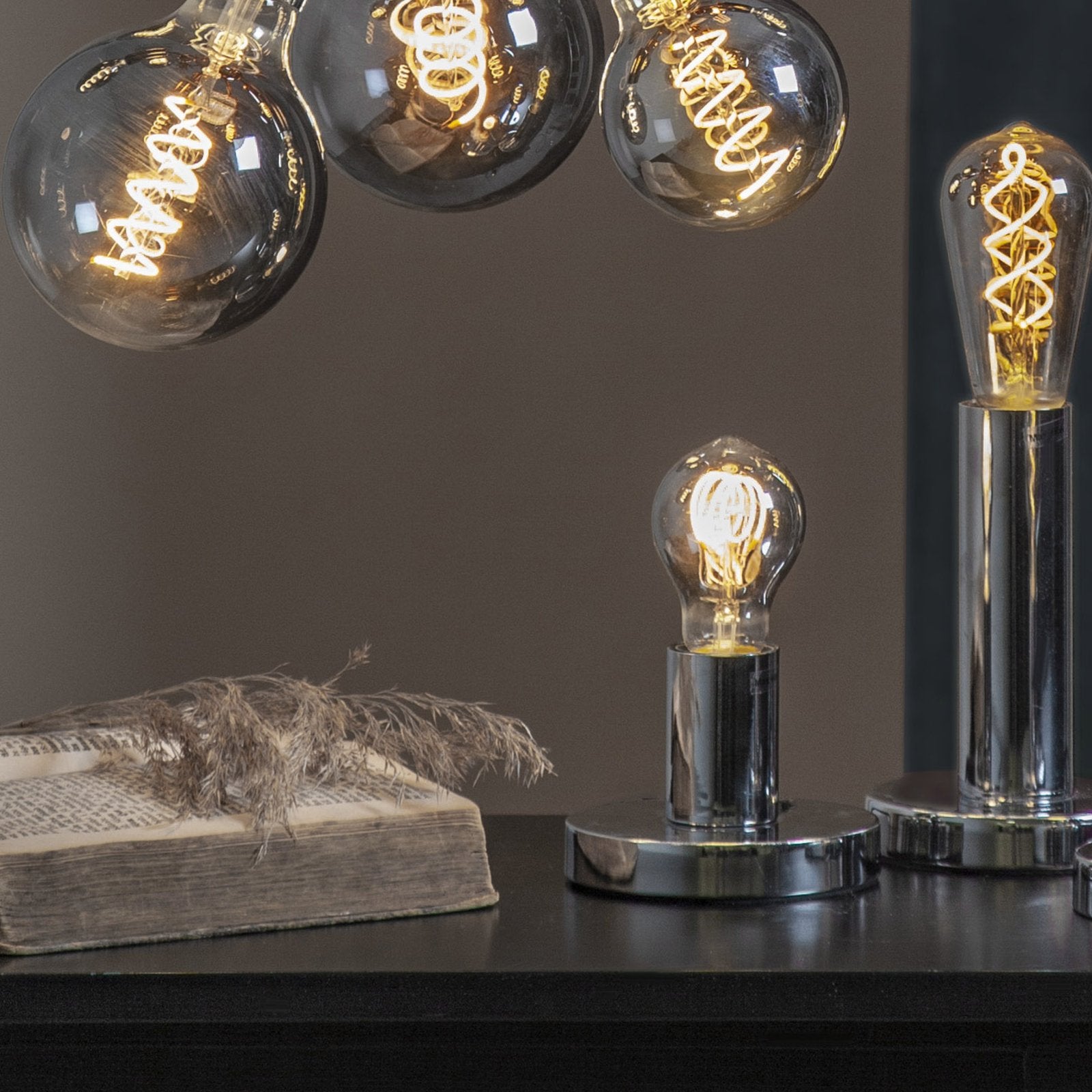 LED-Lampe E27 2W 2.100K Heavy Smoke Filament