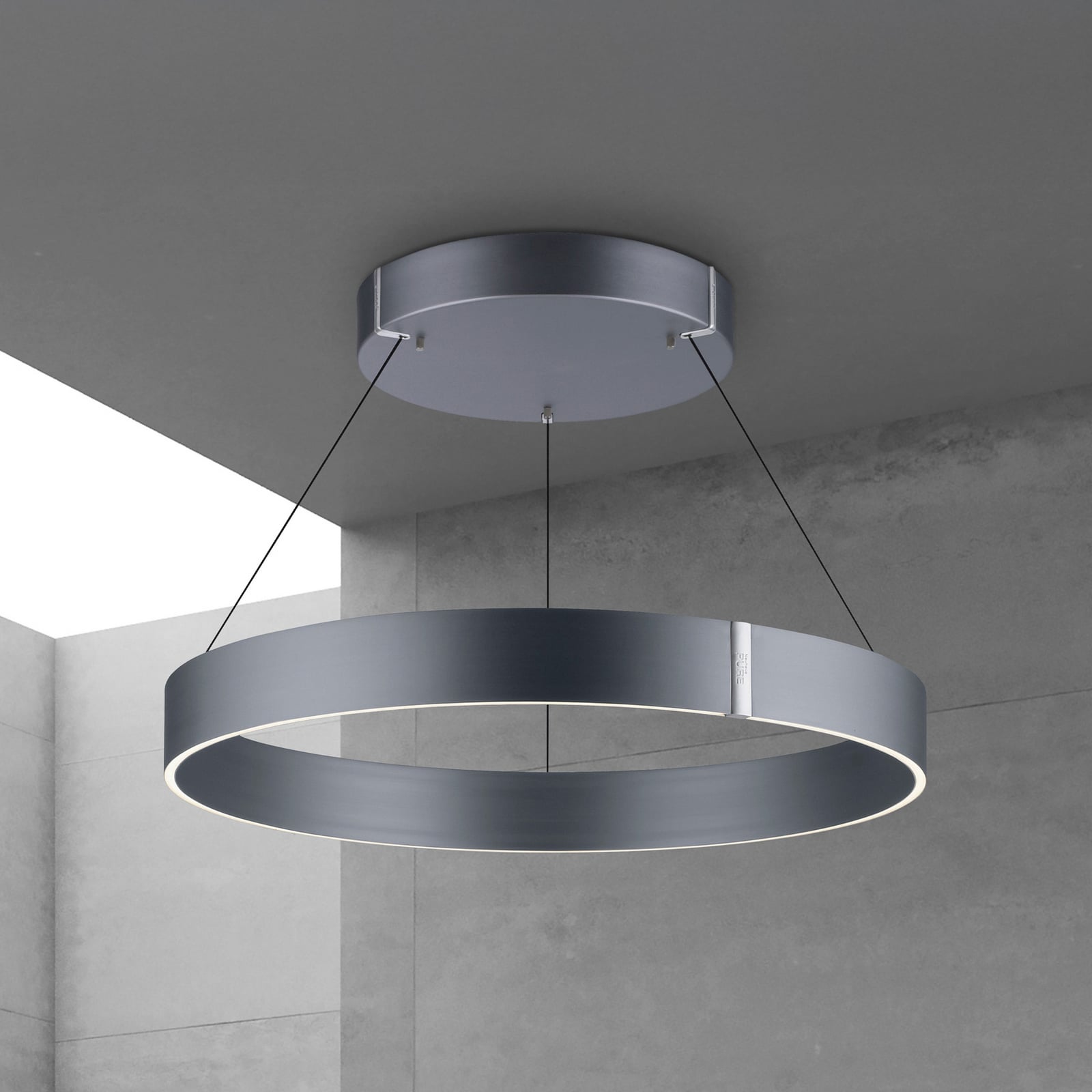 LED pendellampe PURE E-Clipse Ø70 cm CCT dimbar fjernkontroll - PURE