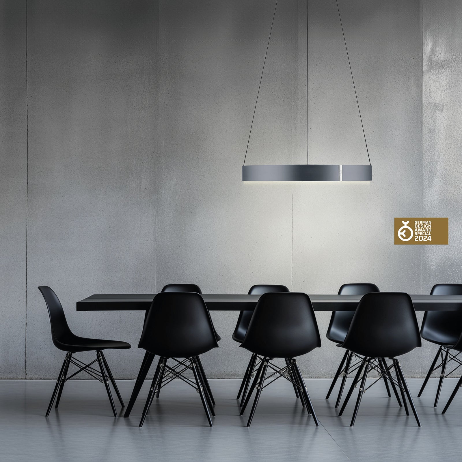 LED pendellampe PURE E-Clipse Ø70 cm CCT dimbar fjernkontroll - PURE