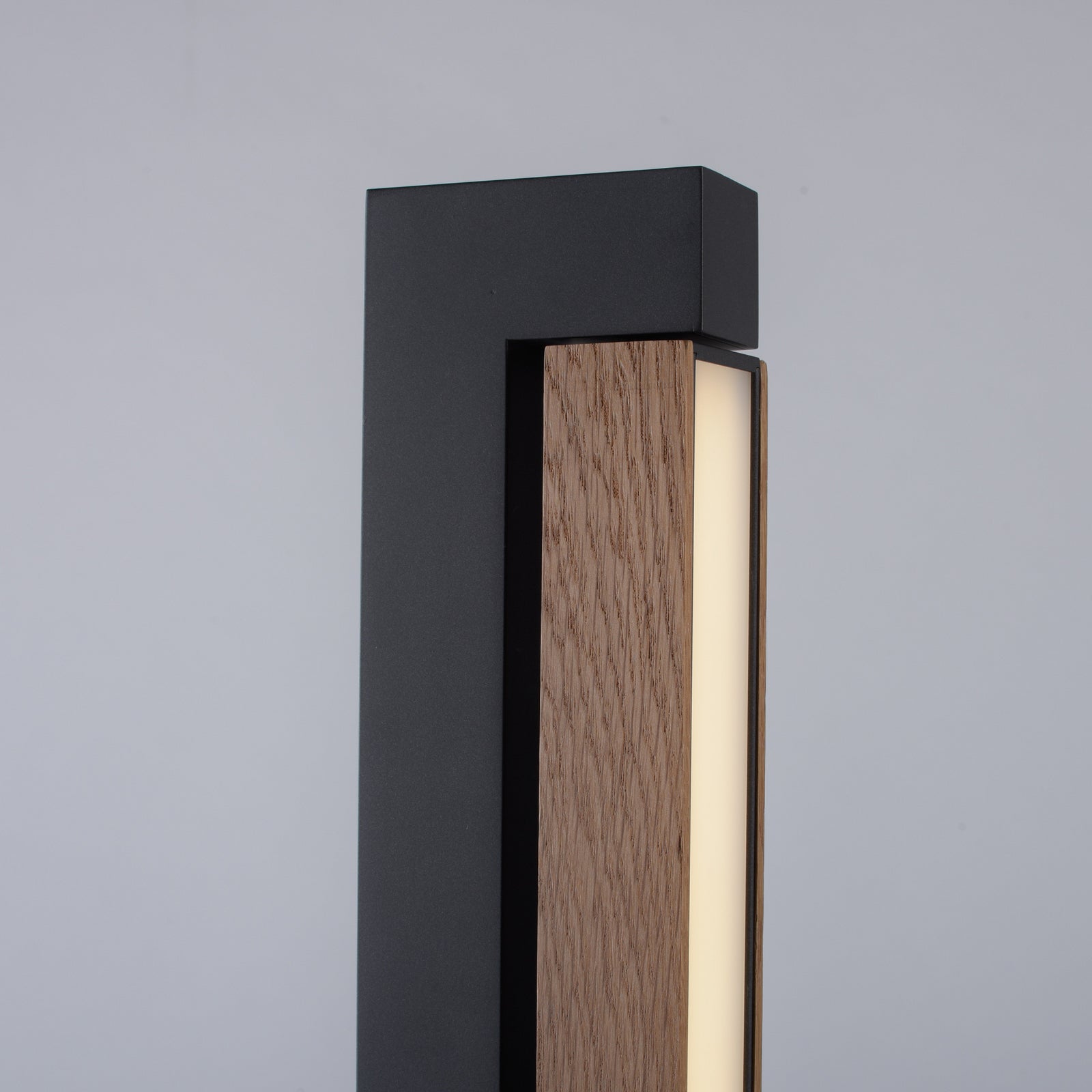 LED-gulvlampe PURE Lines Floor eik/grafitt med fjernkontroll