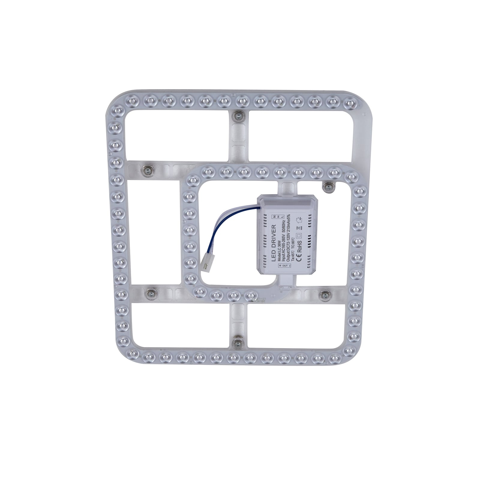 LED takvifte Oras med fjernkontroll hvit CCT Ø107 cm - Lindby