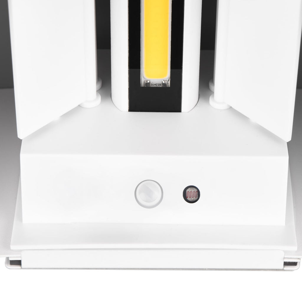 LED utevegglampe Talent oppladbar med bevegelsessensor IP44 - Reality