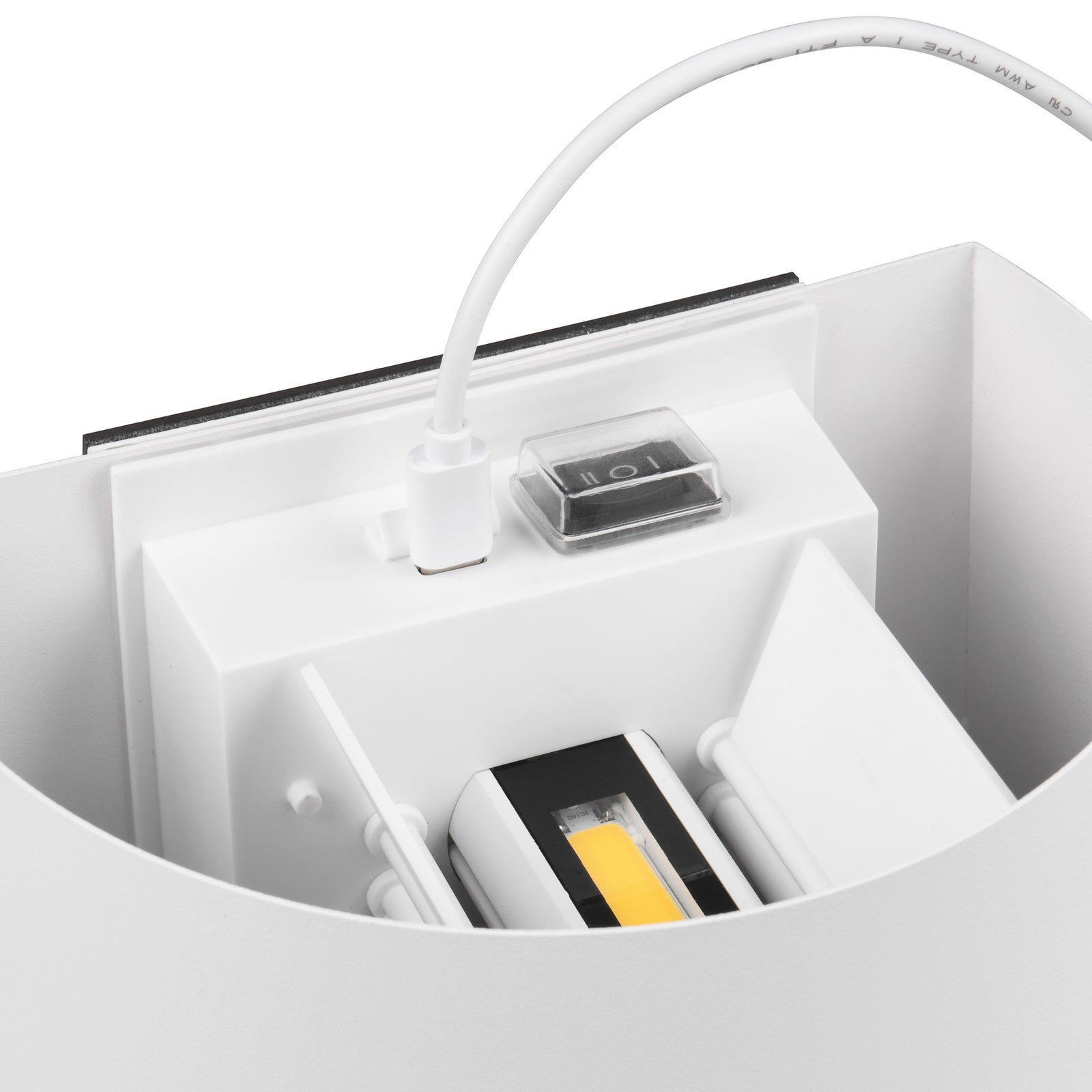 LED utevegglampe Talent oppladbar med bevegelsessensor IP44 - Reality
