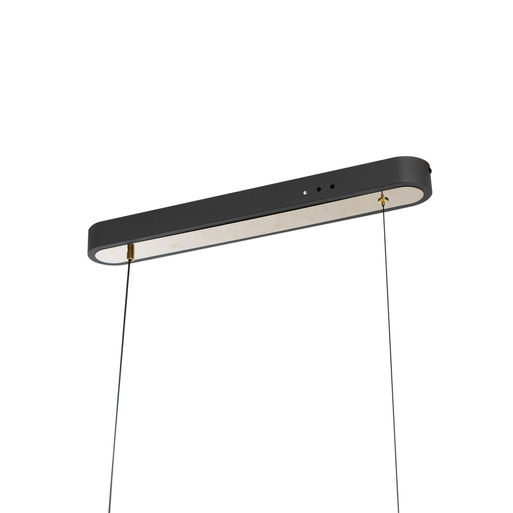 LED pendellampe Alania dimbar transparent akryl 90 cm - Lucande