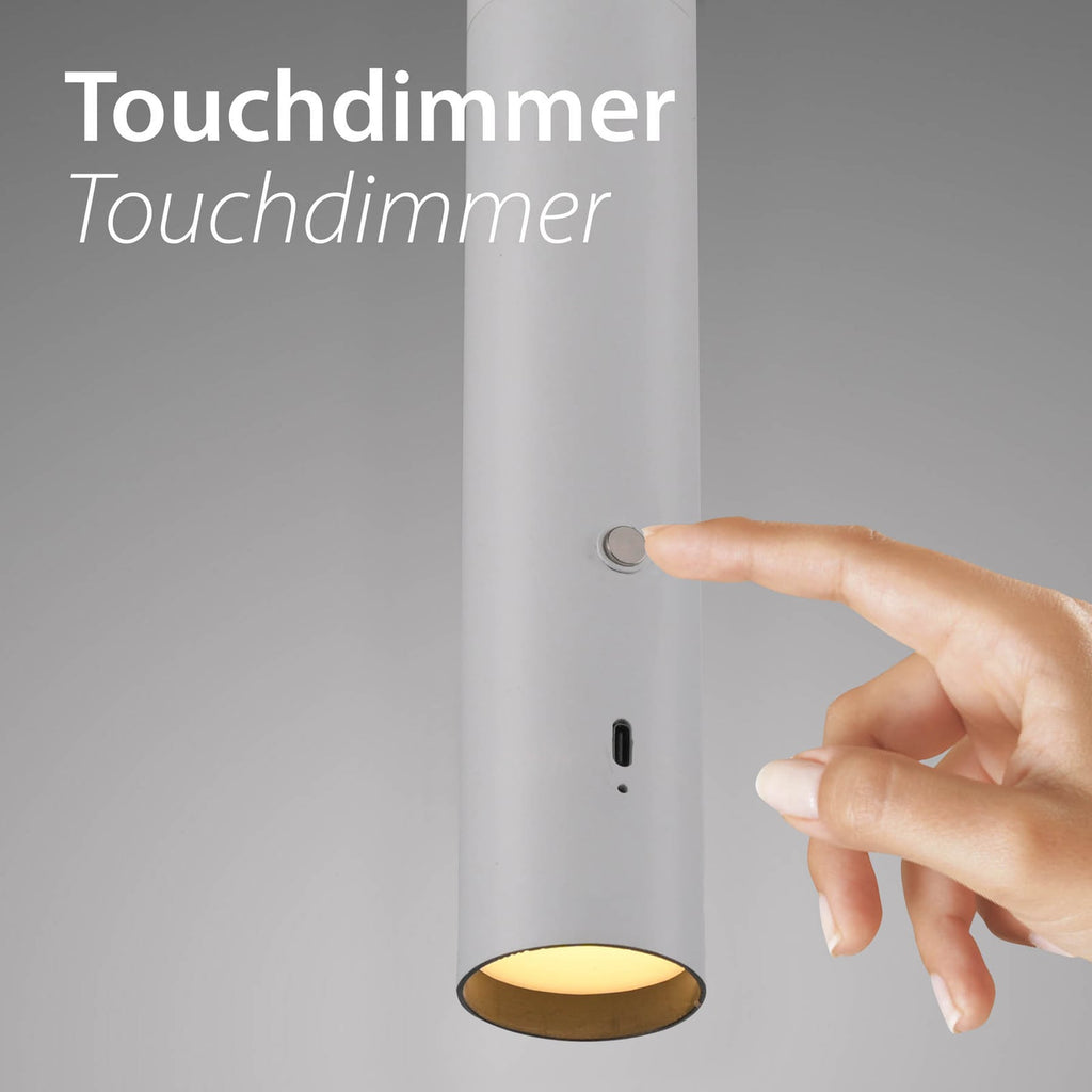 LED pendellampe Attach med batteri dimbar hvit jern - JUST LIGHT.