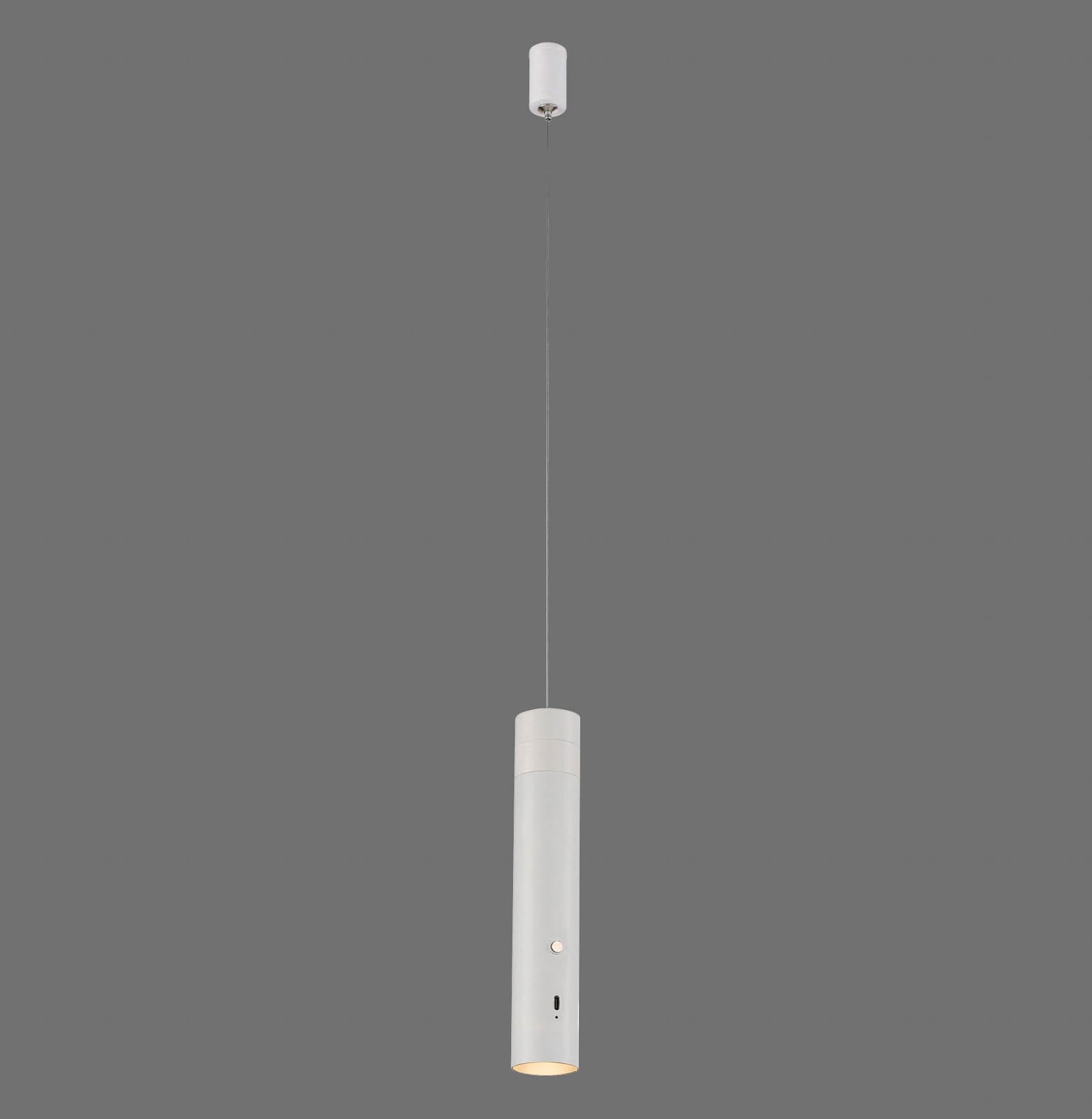 LED pendellampe Attach med batteri dimbar hvit jern - JUST LIGHT.