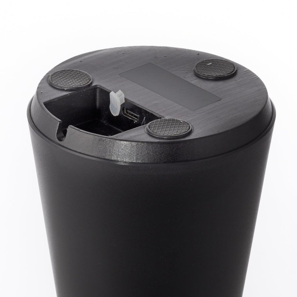 LED bordlampe Abera oppladbar dimbar svart IP54 28 cm - JUST LIGHT.