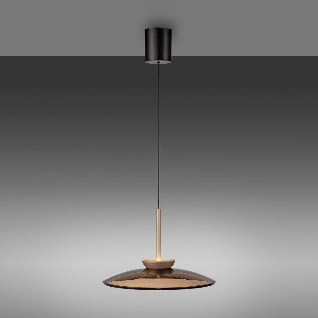 LED pendellampe PURE E-Moon glass dimbar CCT Ø50 cm - PURE