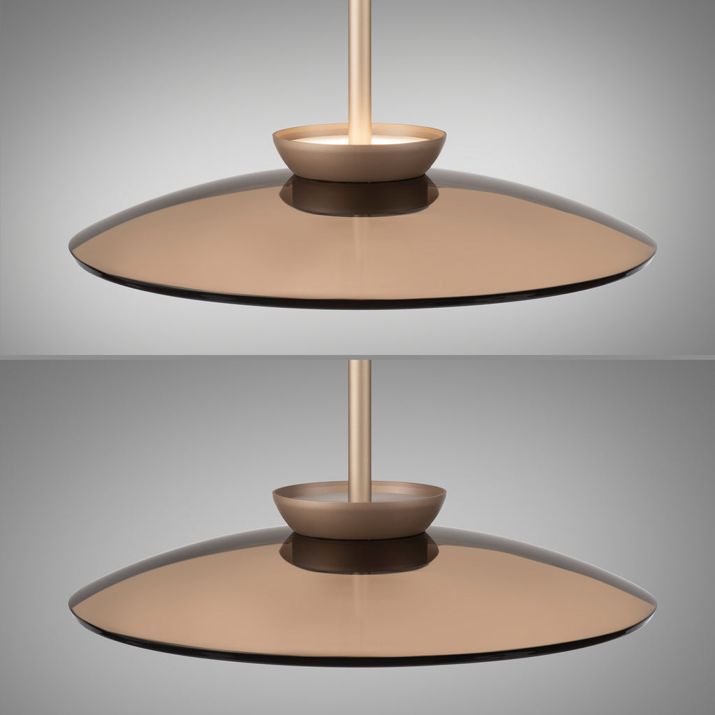 LED pendellampe PURE E-Moon glass dimbar CCT Ø50 cm - PURE