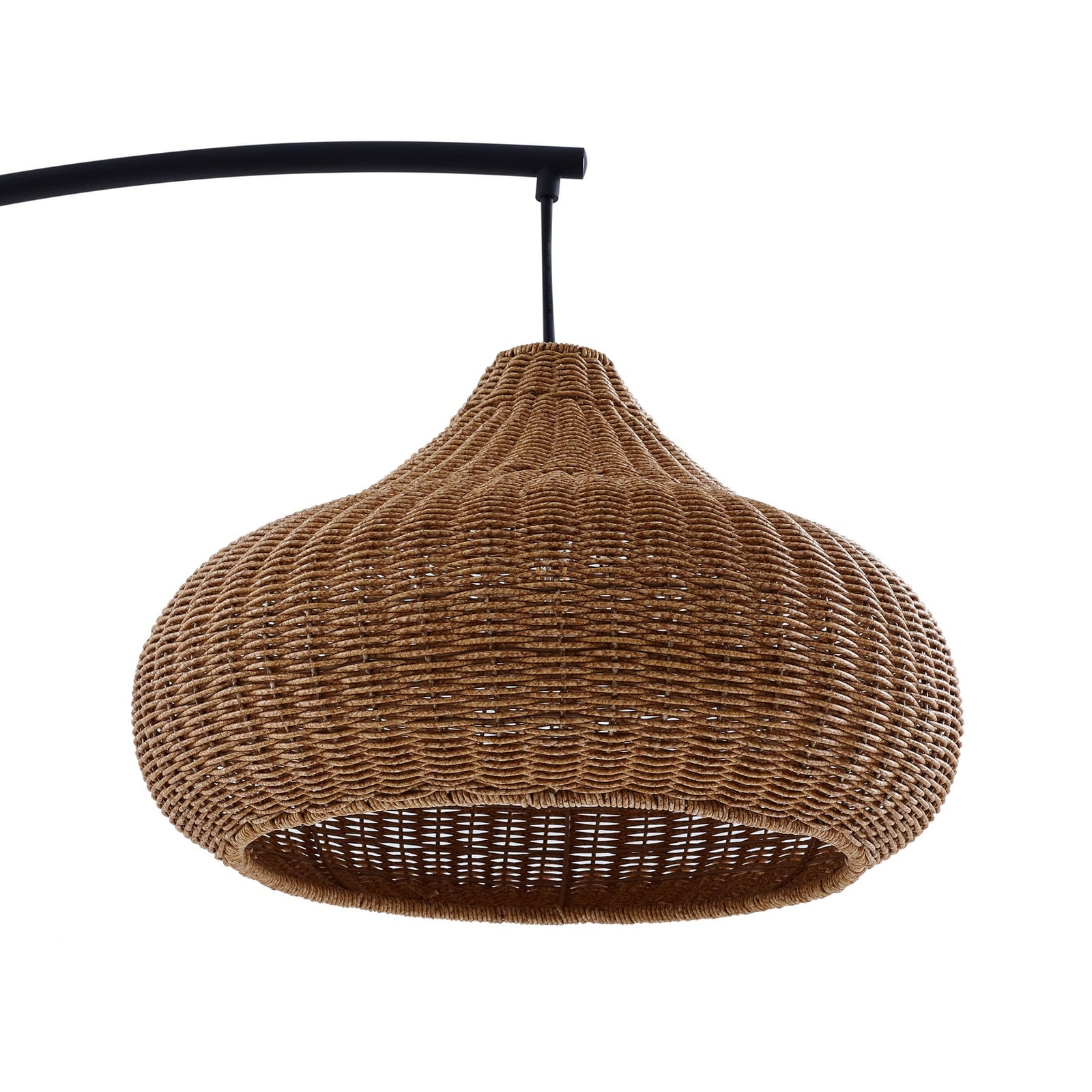 Utegulvlampe Taniola rotting beige/svart 195 cm IP44 E27 - Lucande