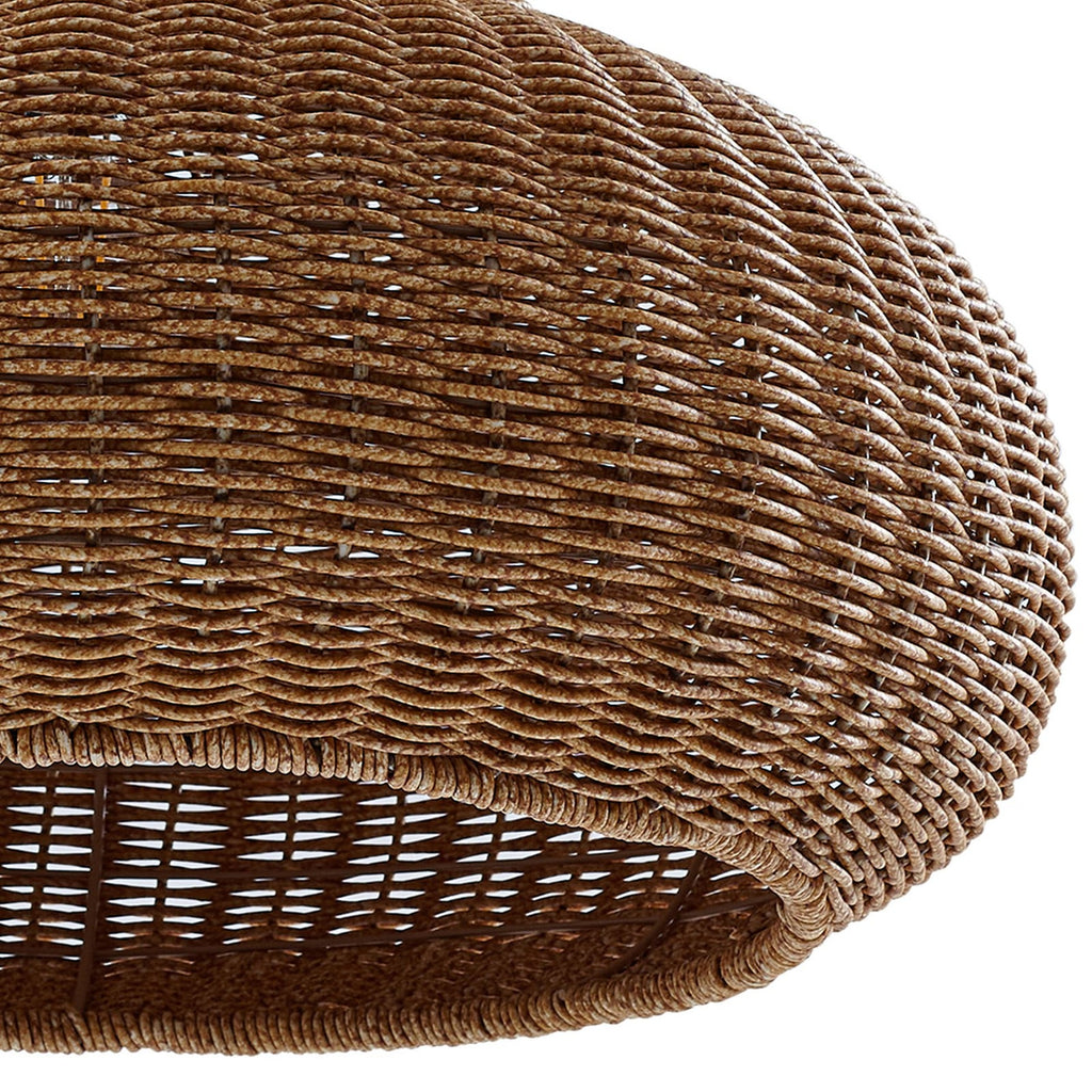 Utegulvlampe Taniola rotting beige/svart 195 cm IP44 E27 - Lucande