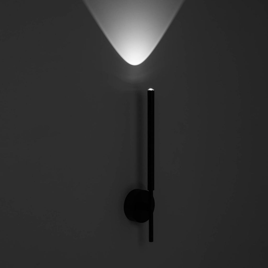 LED vegglampe Focus svart 2-lys justerbar 46,5 cm - TK Lighting