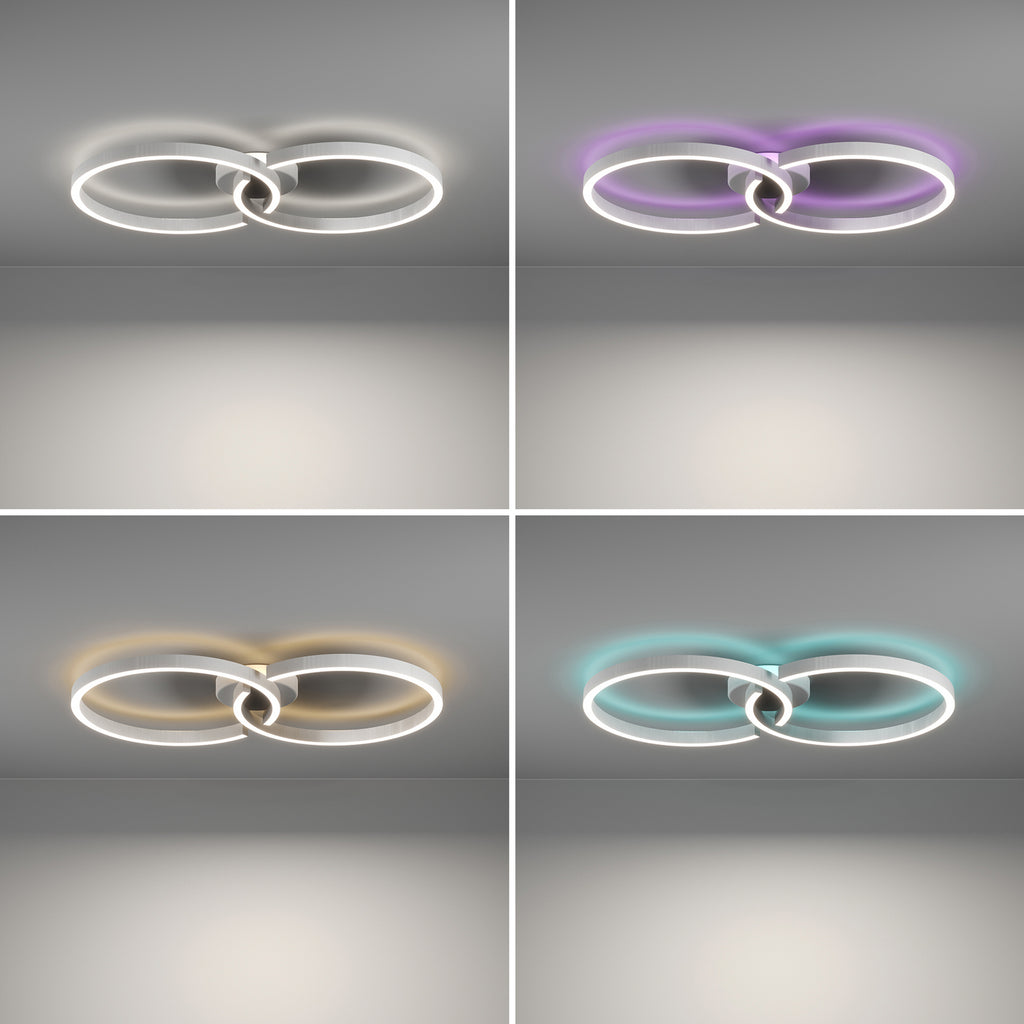 LED taklampe Armandolo hvit CCT RGB dimbar 67 cm - EGLO