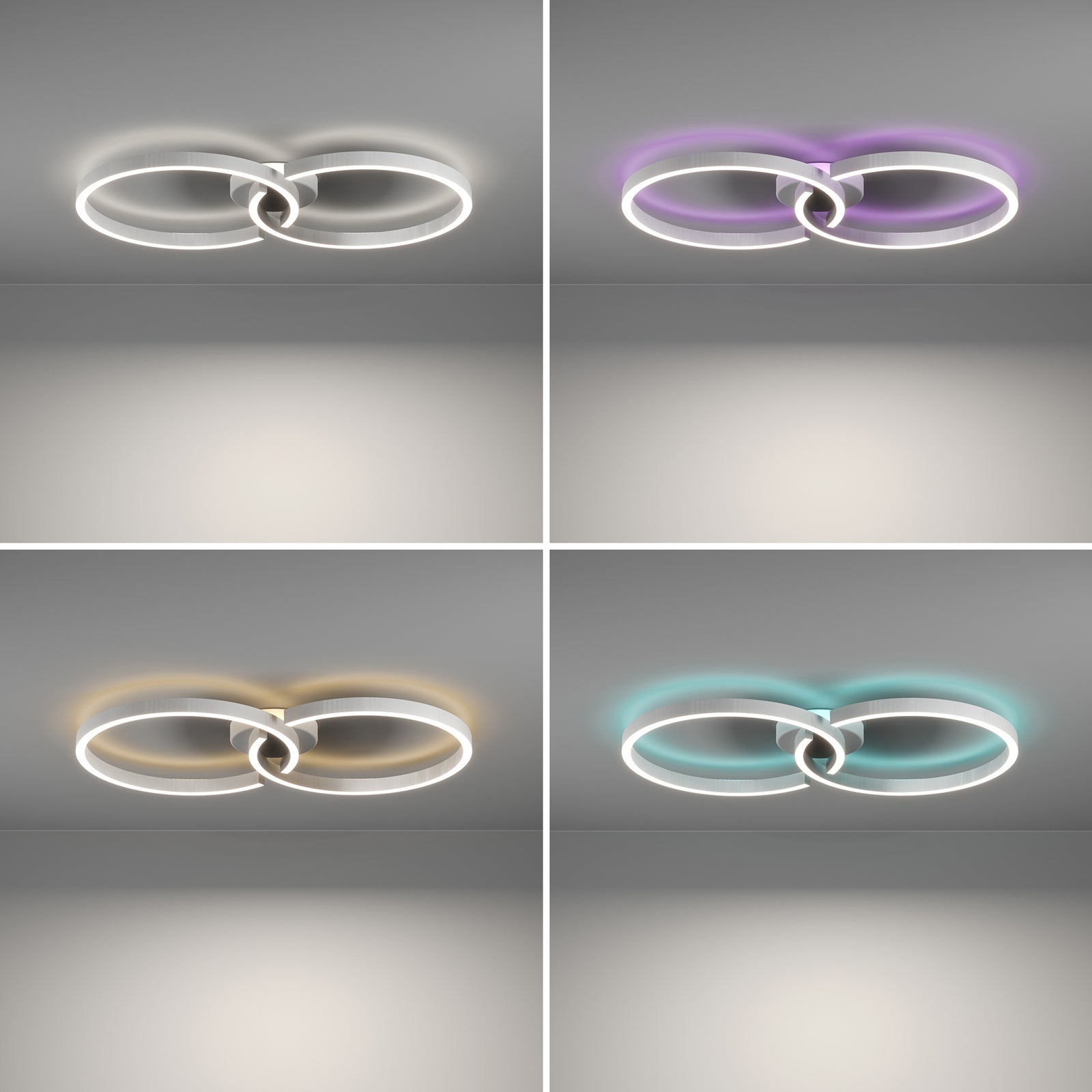 LED taklampe Armandolo hvit CCT RGB dimbar 67 cm - EGLO