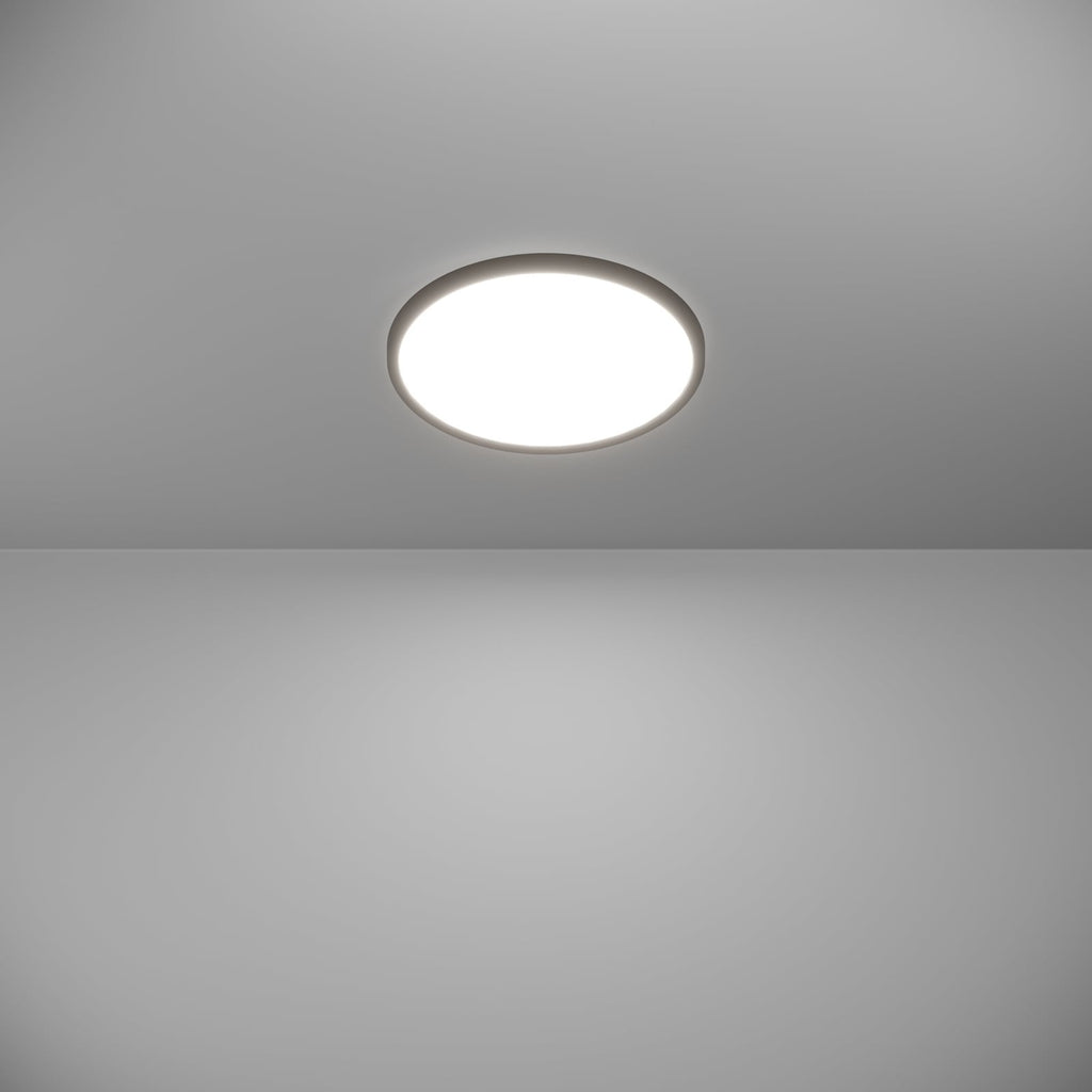 LED taklampe Rovito-Z dimbar RGB CCT svart Ø30 cm IP44 - EGLO connect