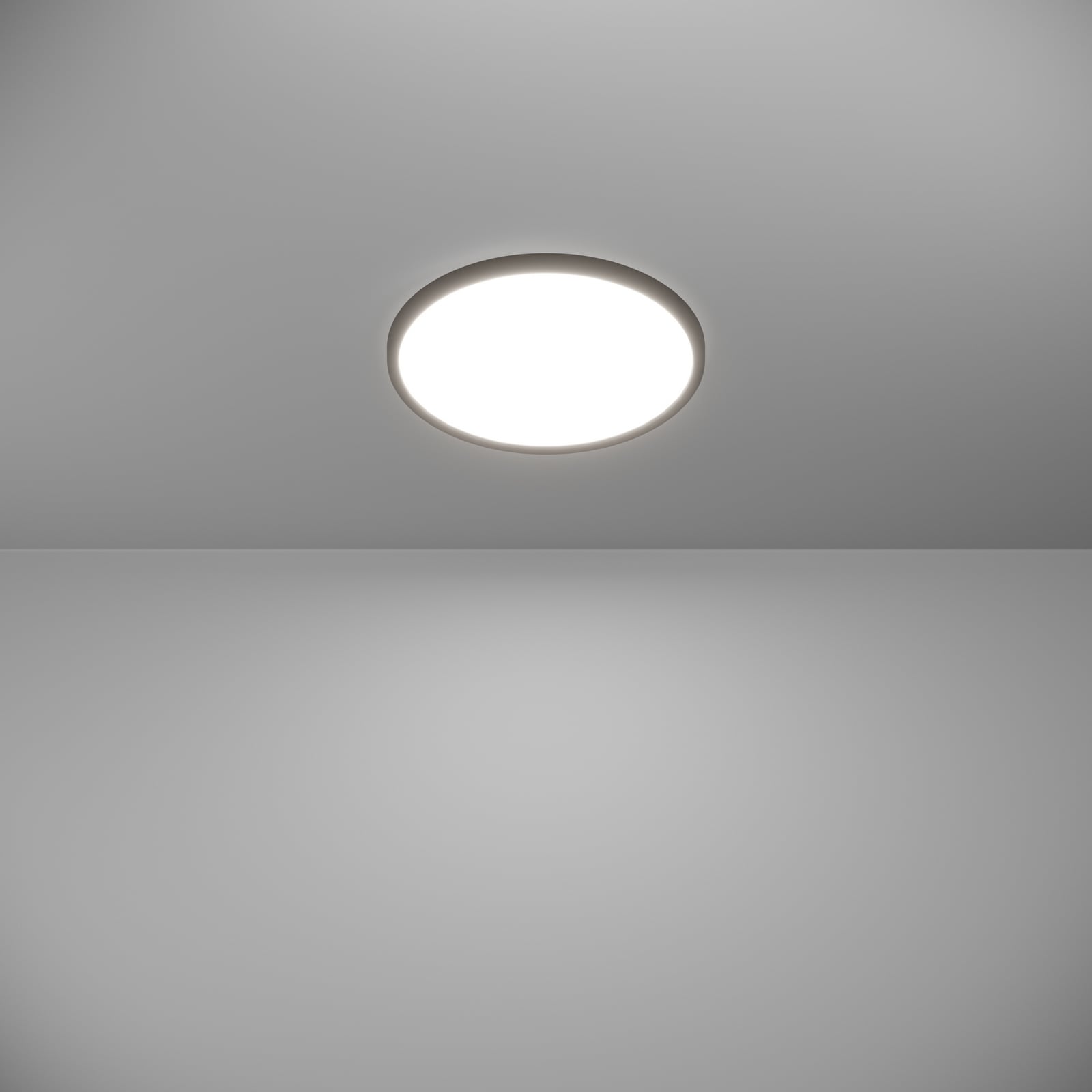 LED taklampe Rovito-Z dimbar RGB CCT svart Ø30 cm IP44 - EGLO connect