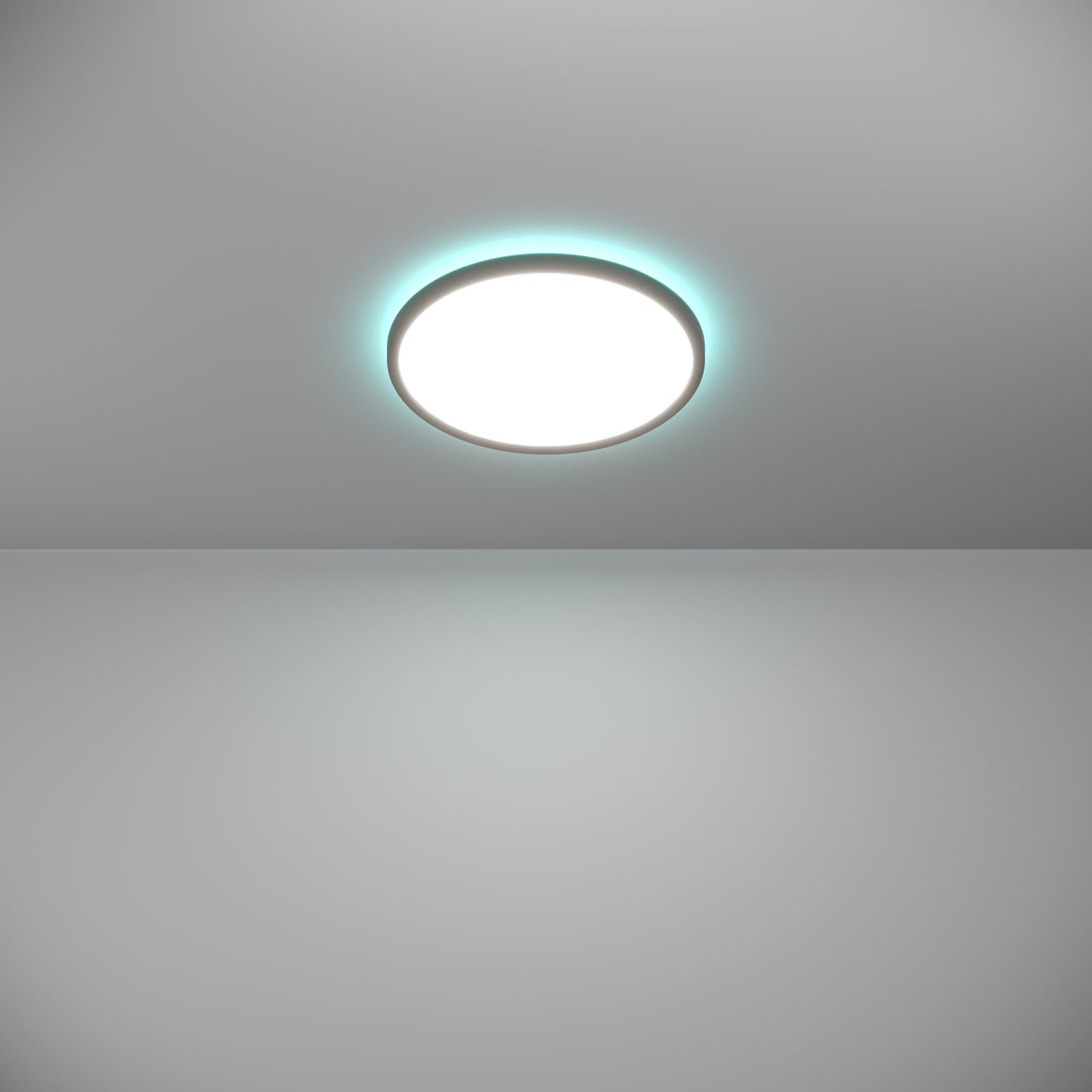LED taklampe Rovito-Z dimbar RGB CCT svart Ø30 cm IP44 - EGLO connect