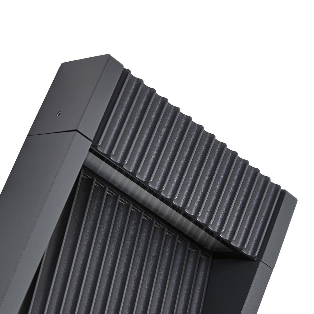 LED utevegglampe Tavion antrasitt 16 cm IP65 - Lucande
