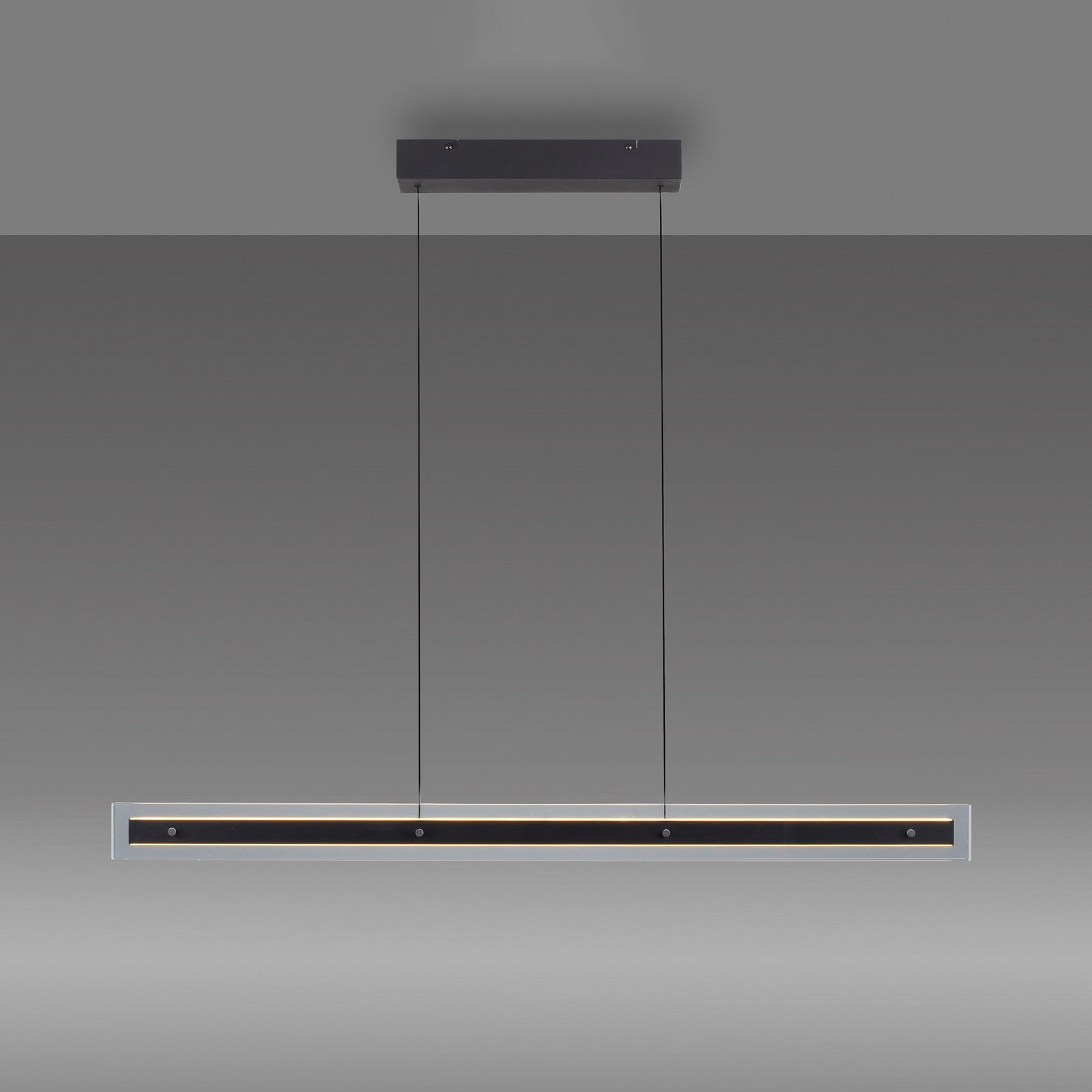LED pendellampe Lena svart dimbar 105 cm 32W varmhvit - Schöner Wohnen