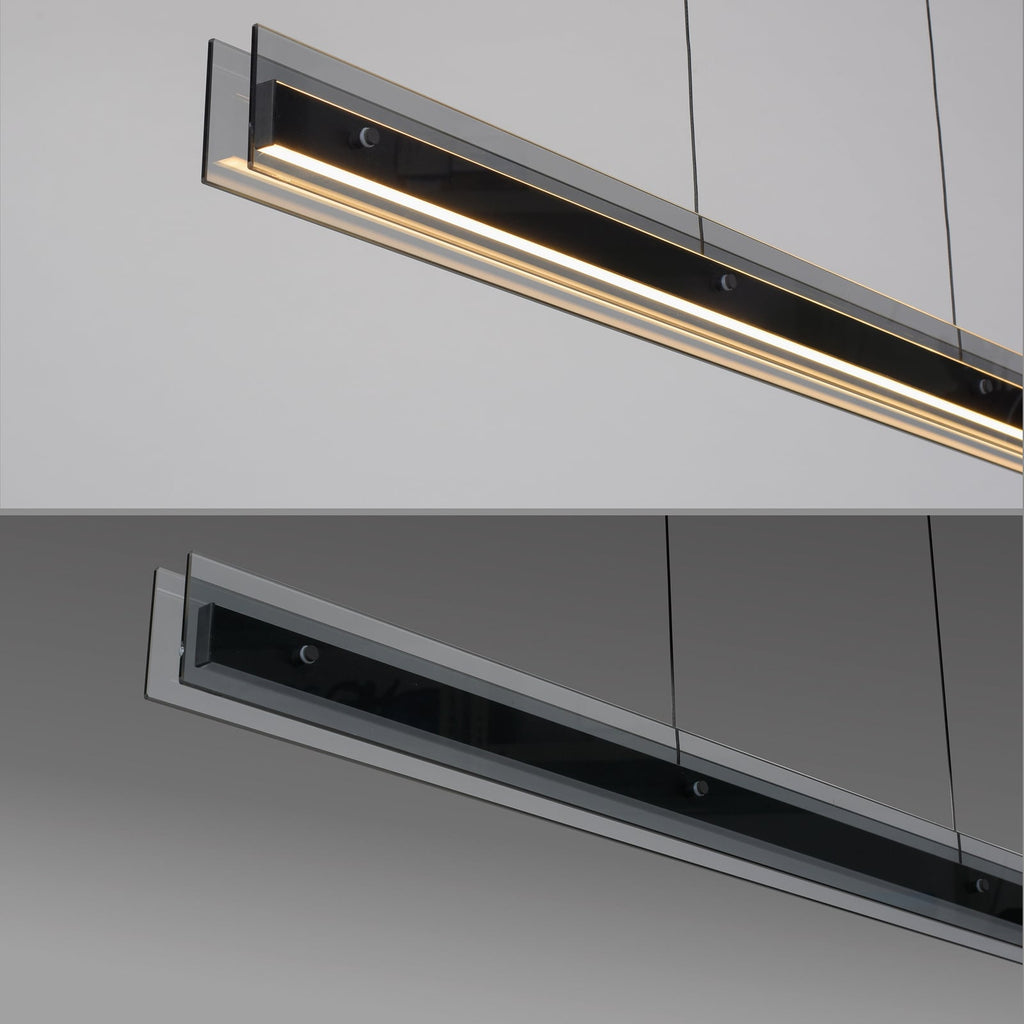 LED pendellampe Lena svart dimbar 105 cm 32W varmhvit - Schöner Wohnen