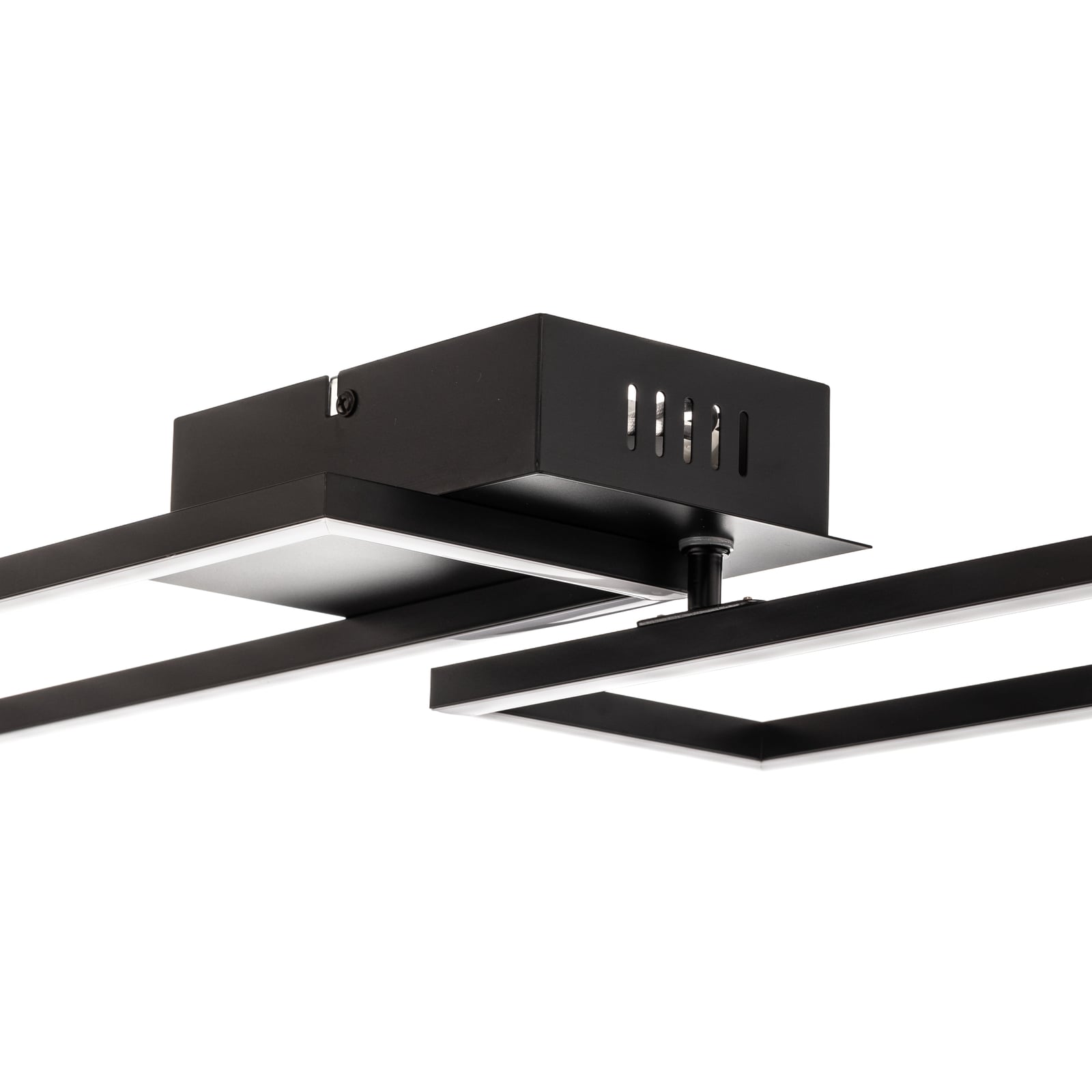 LED taklampe Frame dimbar CCT svart 110 cm fjernkontroll - Briloner