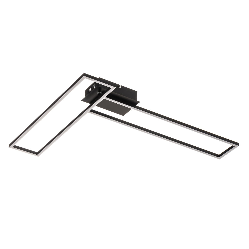 LED taklampe Frame dimbar CCT svart 110 cm fjernkontroll - Briloner