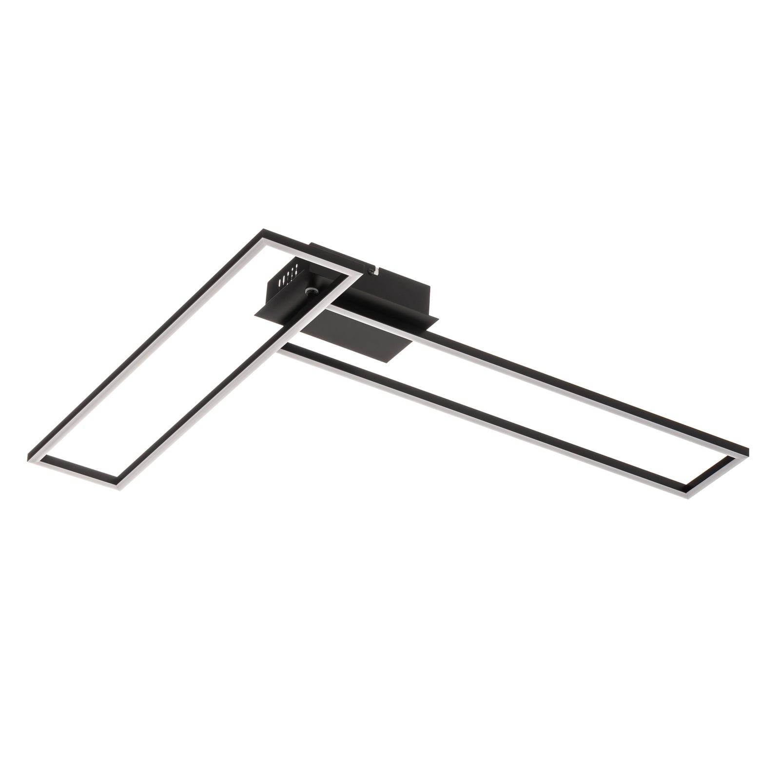 LED taklampe Frame dimbar CCT svart 110 cm fjernkontroll - Briloner