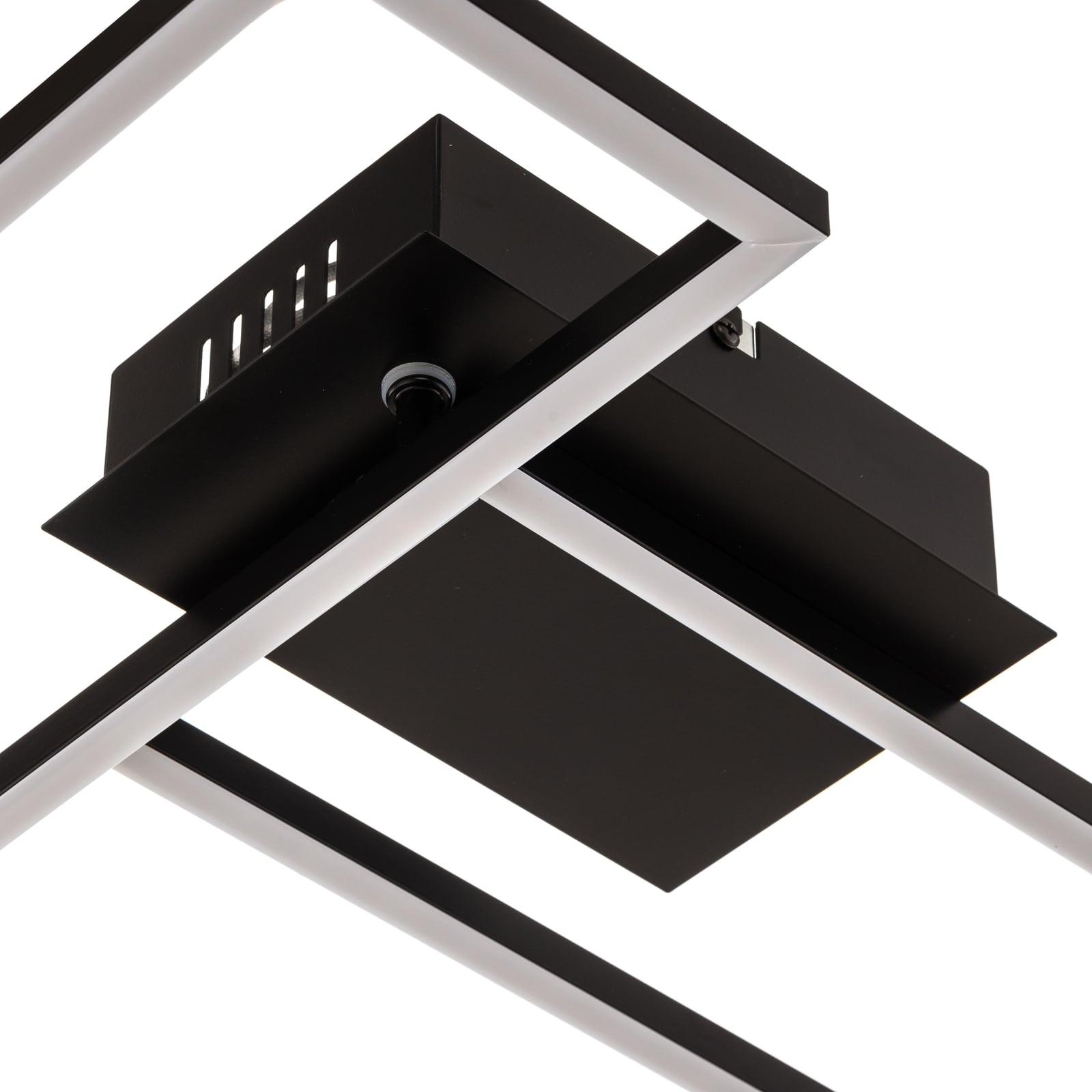 LED taklampe Frame dimbar CCT svart 110 cm fjernkontroll - Briloner
