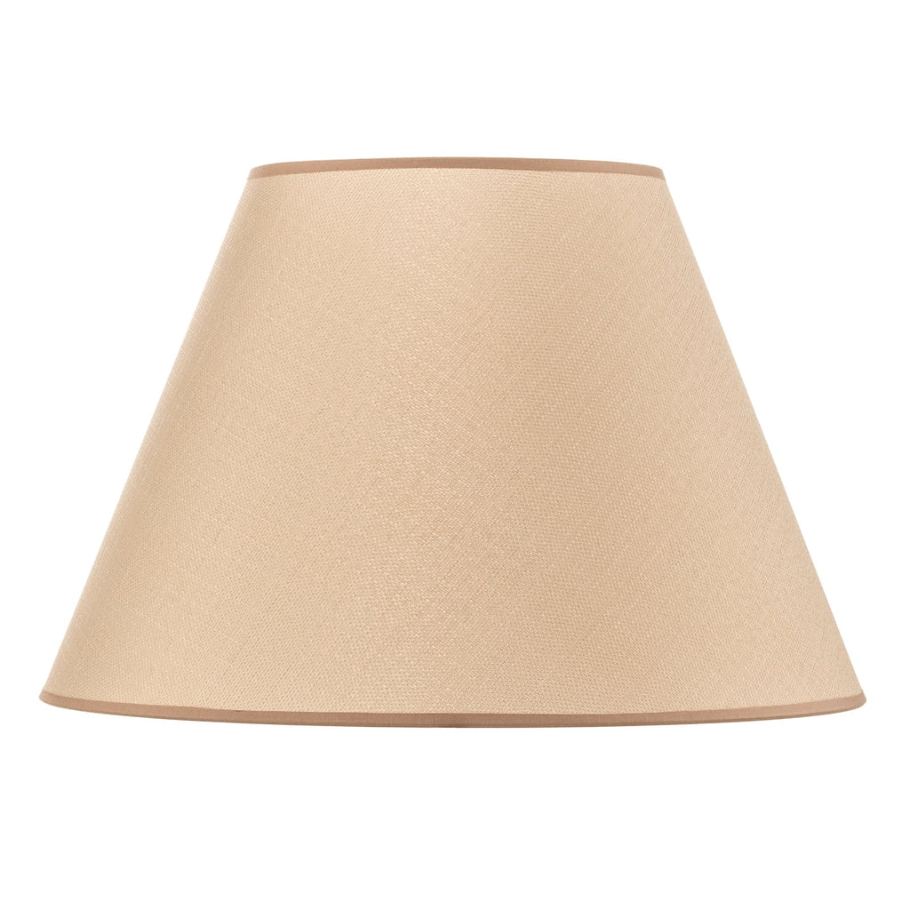 Lampeskjerm Sofia tekstil beige Ø45 cm høyde 31 cm E27 - Duolla
