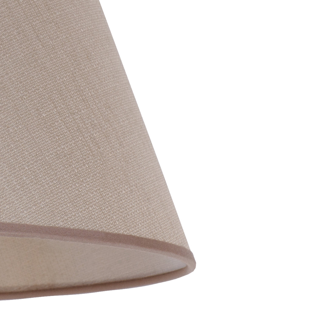 Lampeskjerm Sofia tekstil beige Ø45 cm høyde 31 cm E27 - Duolla