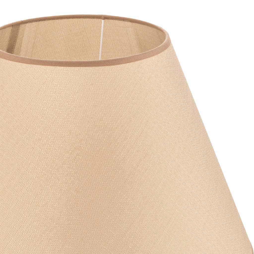 Lampeskjerm Sofia tekstil beige Ø45 cm høyde 31 cm E27 - Duolla