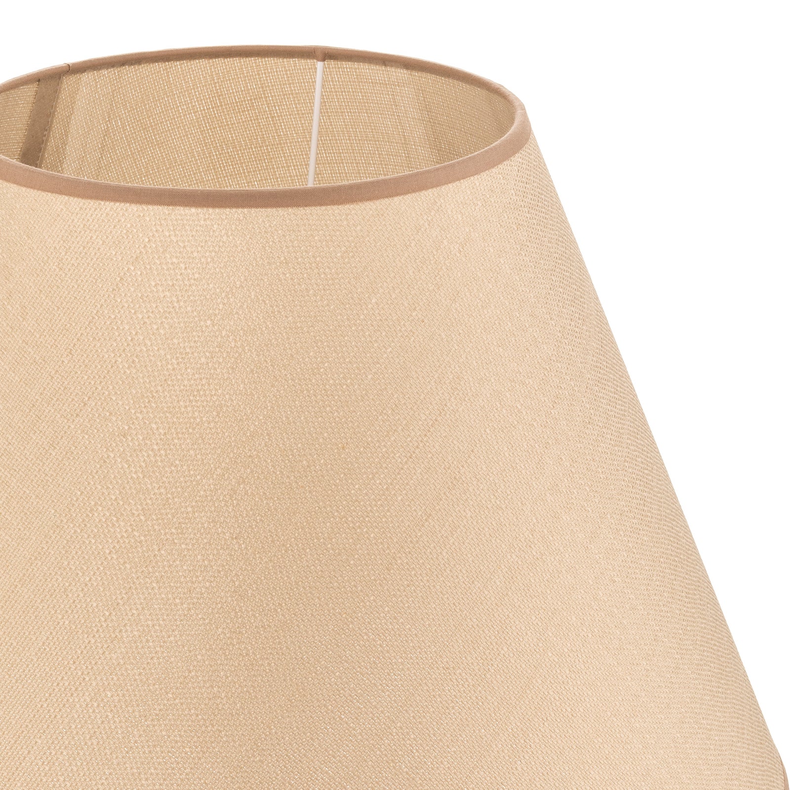 Lampeskjerm Sofia tekstil beige Ø45 cm høyde 31 cm E27 - Duolla