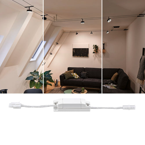 3-Step-Dimmer for CorDuo kabelsystem hvit 60 W bakside