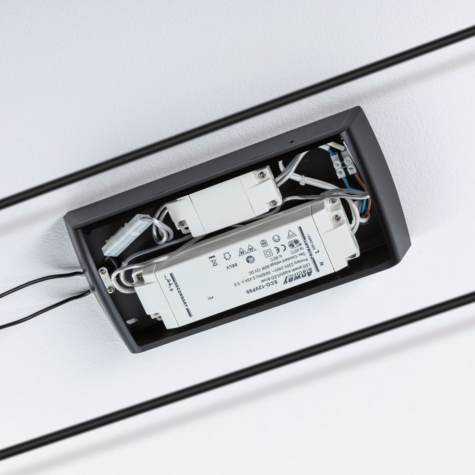 3-Step-Dimmer for CorDuo kabelsystem hvit 60 W detalj