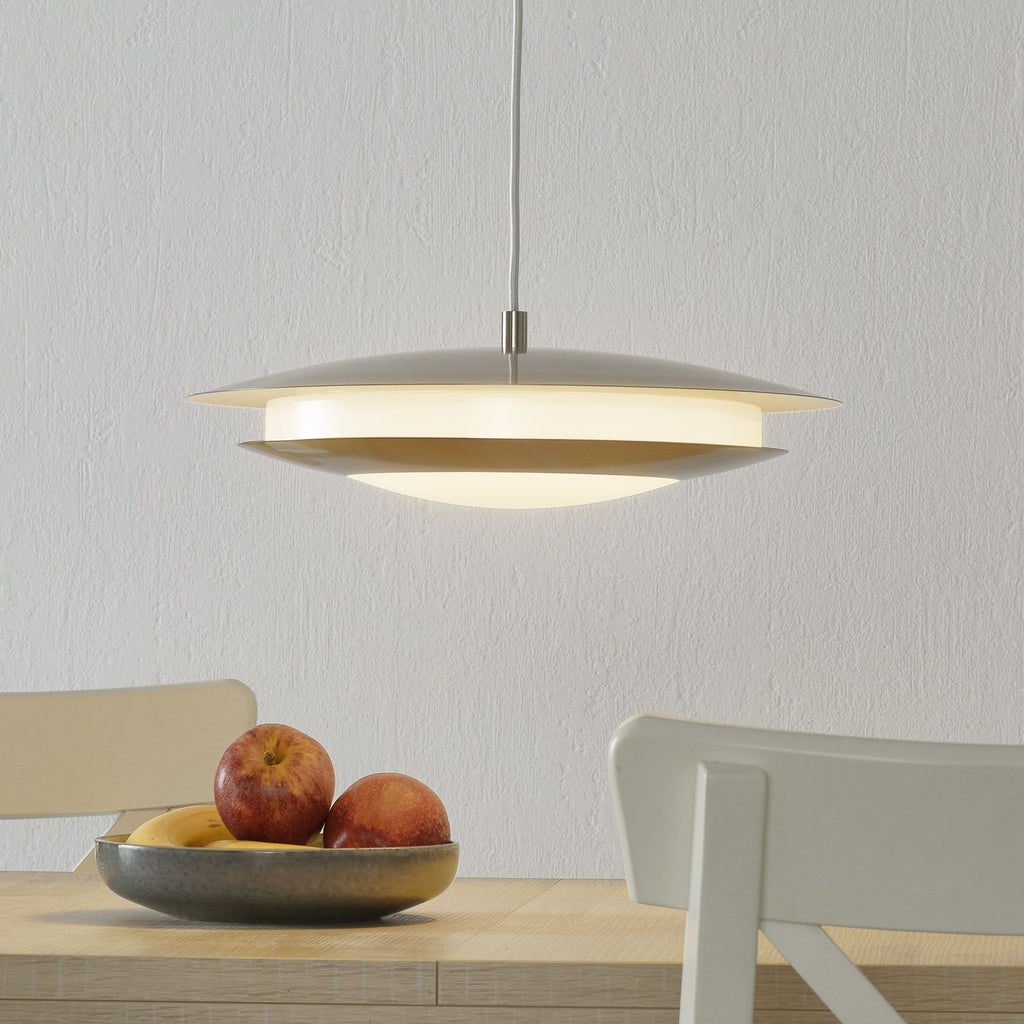 LED pendellampe Moneva-C matt nikkel Ø40,5 cm RGB CCT - EGLO connect