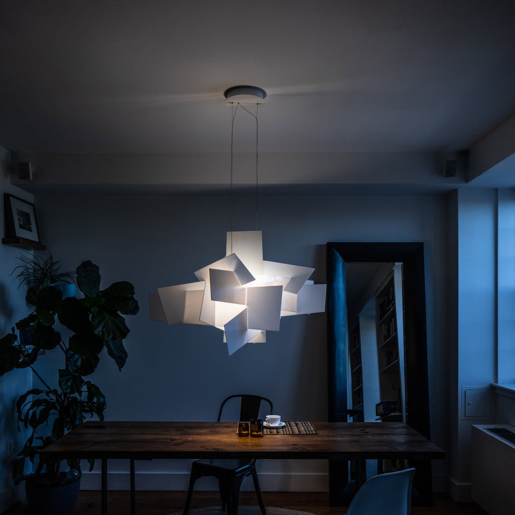 LED pendellampe Big Bang dimbar hvit Ø96 cm 37W - Foscarini