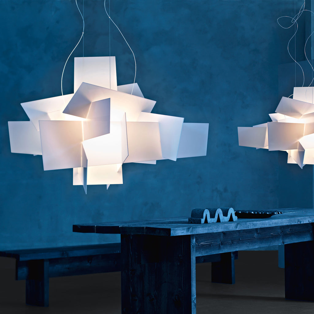 LED pendellampe Big Bang dimbar hvit Ø96 cm 37W - Foscarini