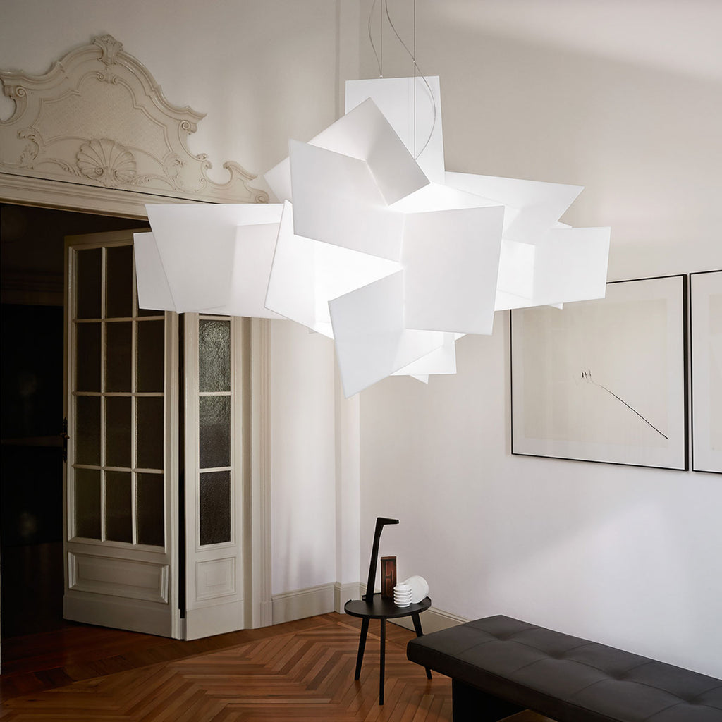 LED pendellampe Big Bang dimbar hvit Ø96 cm 37W - Foscarini