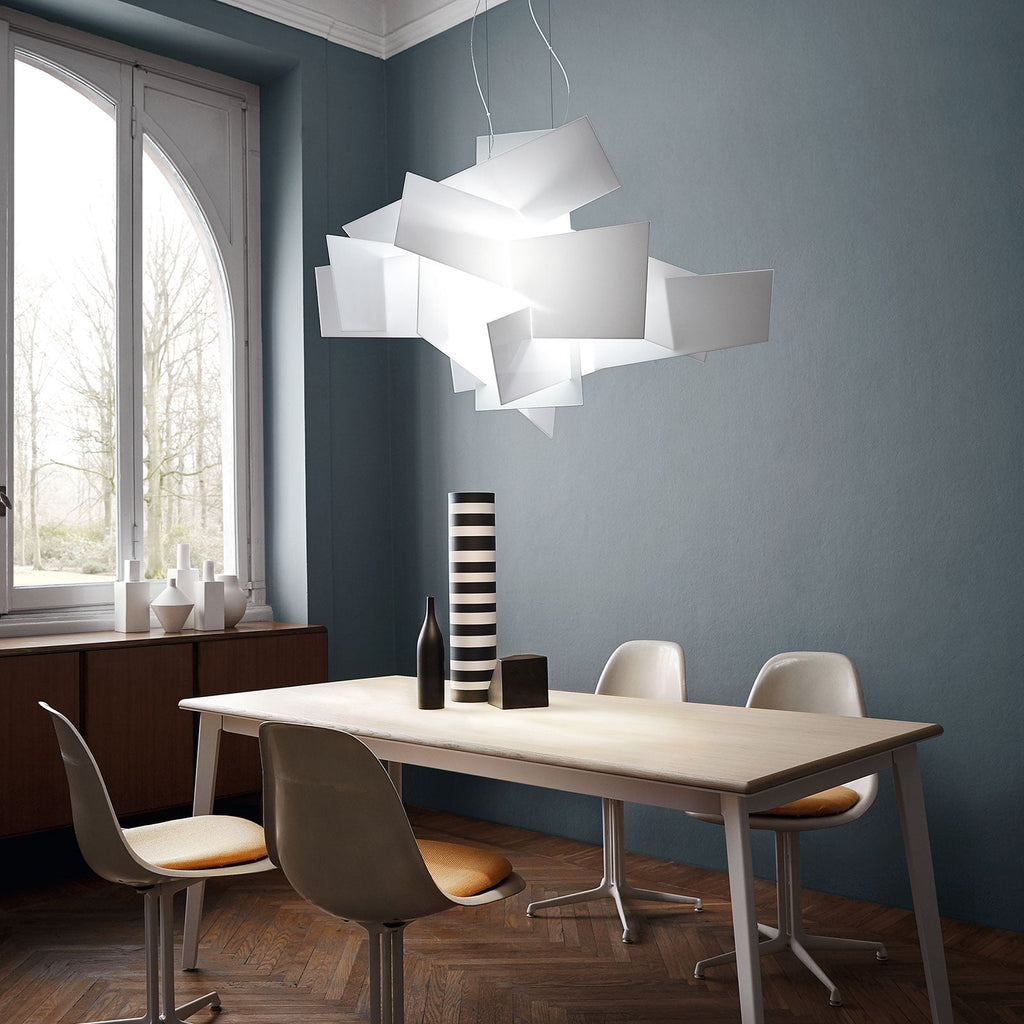 LED pendellampe Big Bang dimbar hvit Ø96 cm 37W - Foscarini