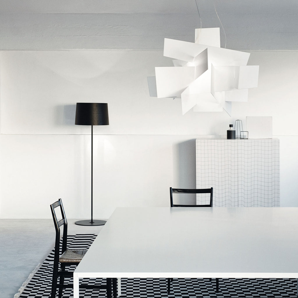 LED pendellampe Big Bang dimbar hvit Ø96 cm 37W - Foscarini