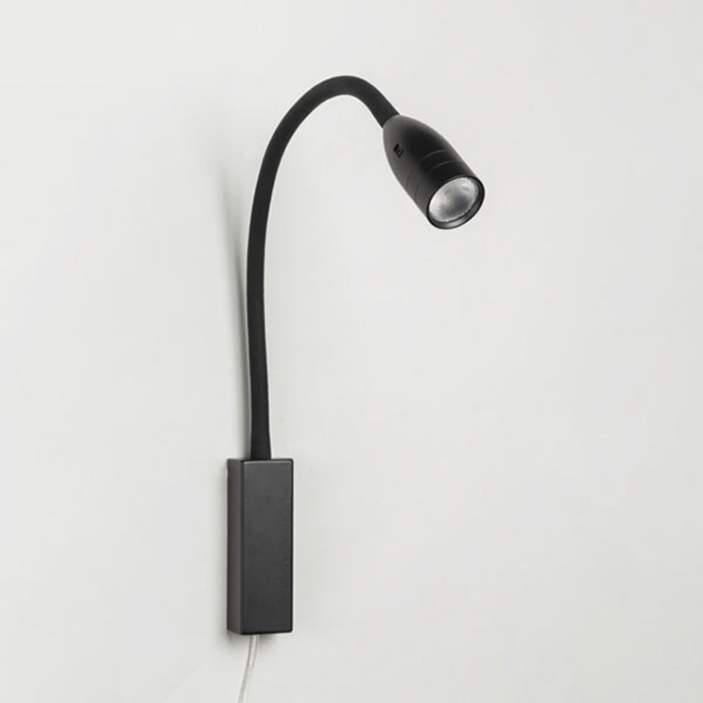 LED vegglampe Sten dimbar med gestestyring svart 35 cm - FISCHER & HONSEL