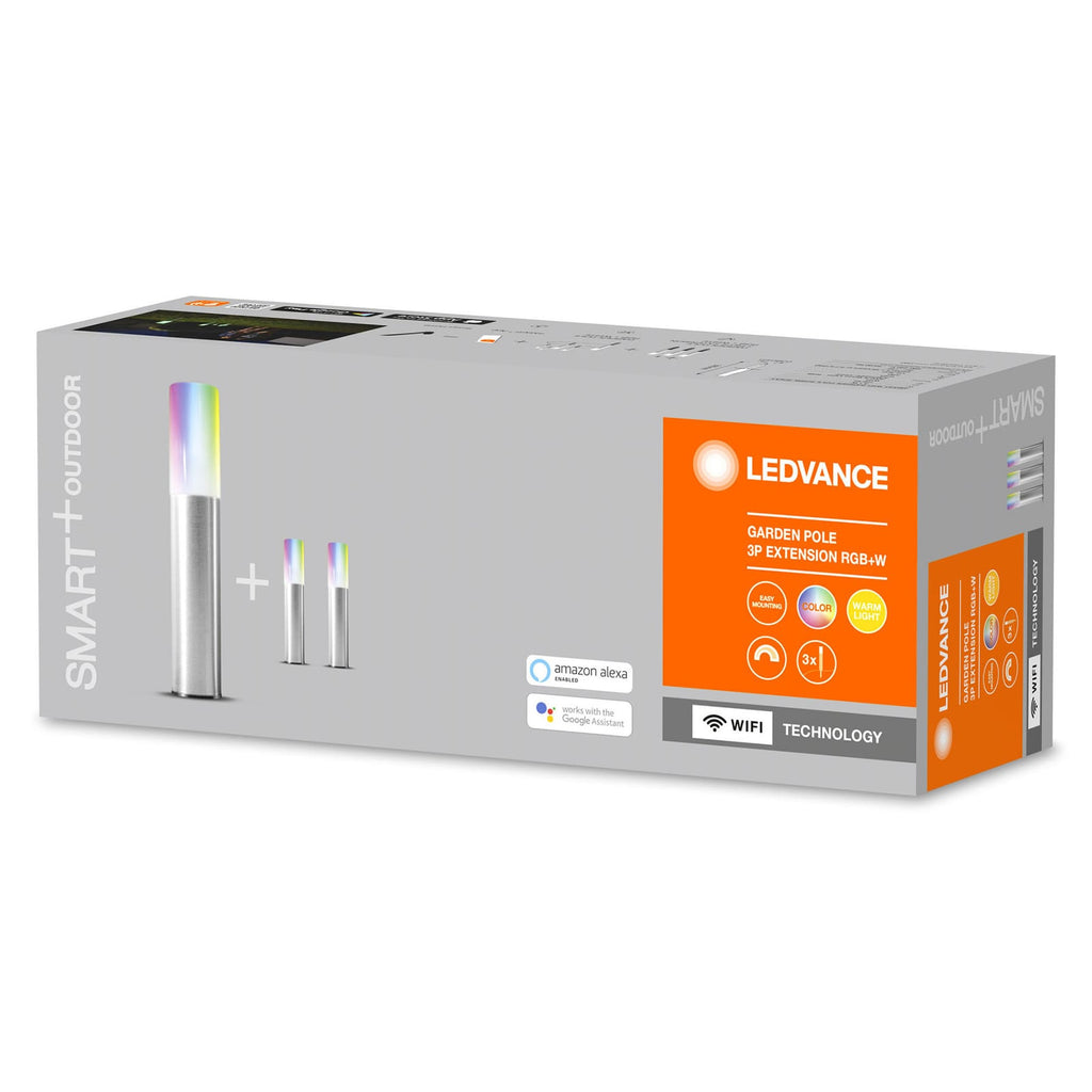 LED hagespyd Garden Pole 3-pk RGBW IP65 WiFi - LEDVANCE SMART+