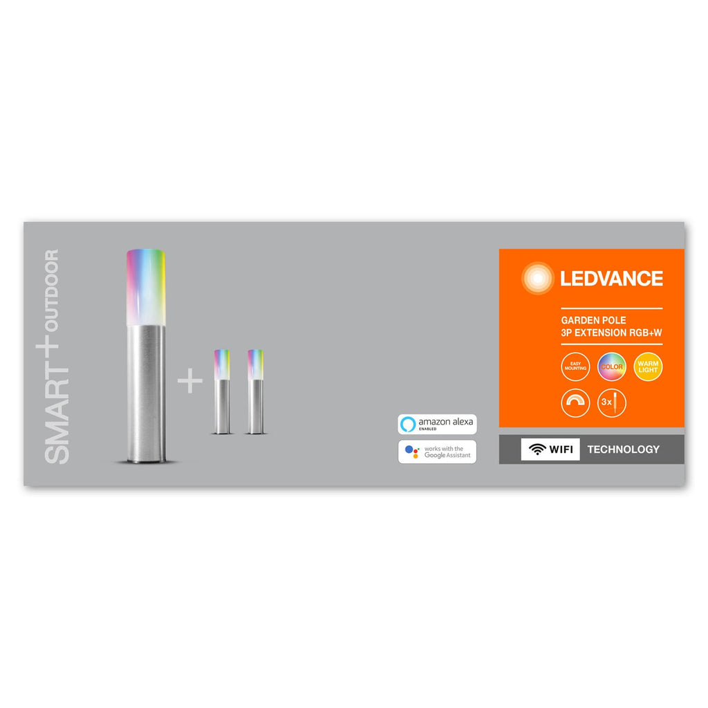LED hagespyd Garden Pole 3-pk RGBW IP65 WiFi - LEDVANCE SMART+