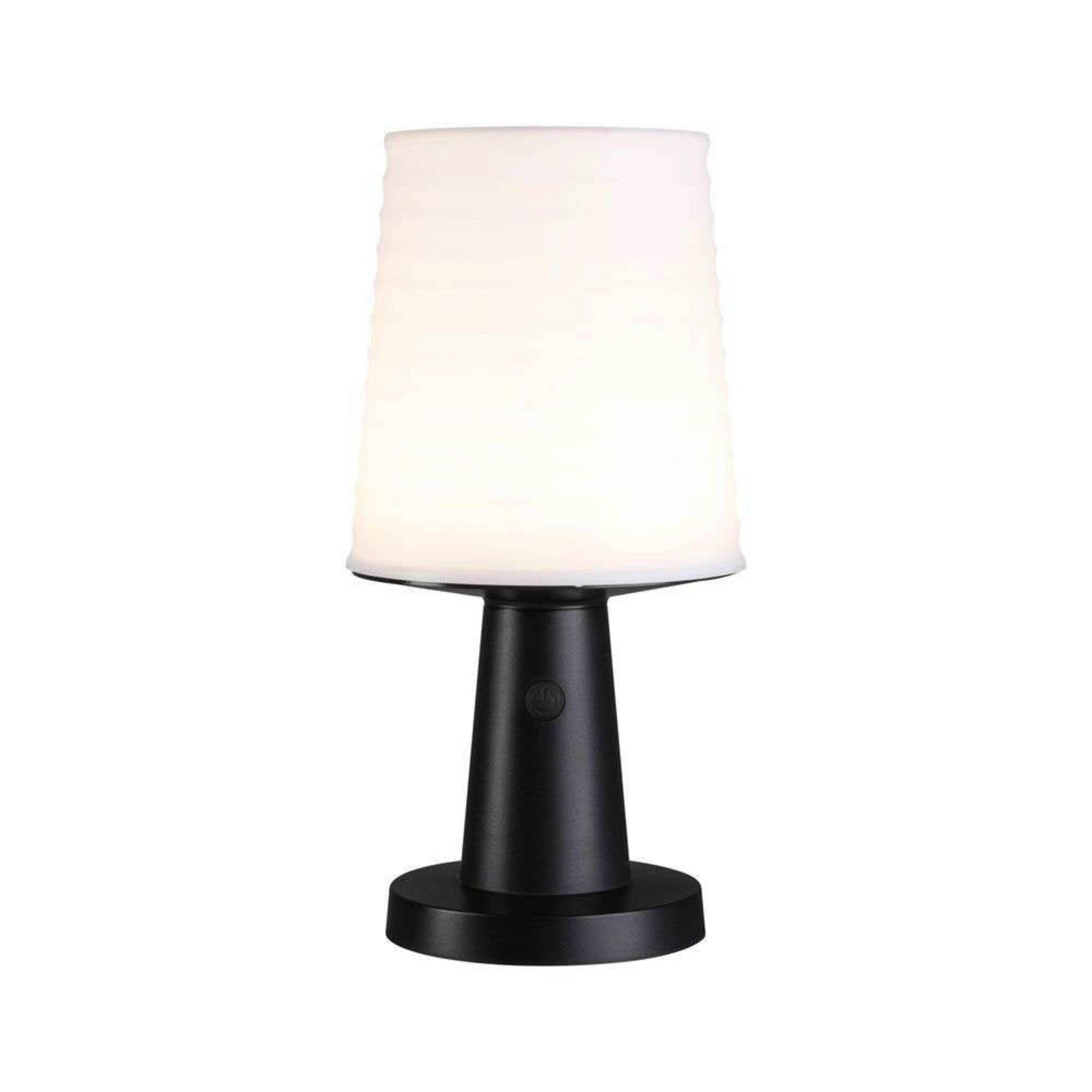 LED solcellebordlampe Ilanga dimbar antrasitt 30 cm IP44 - Paulmann