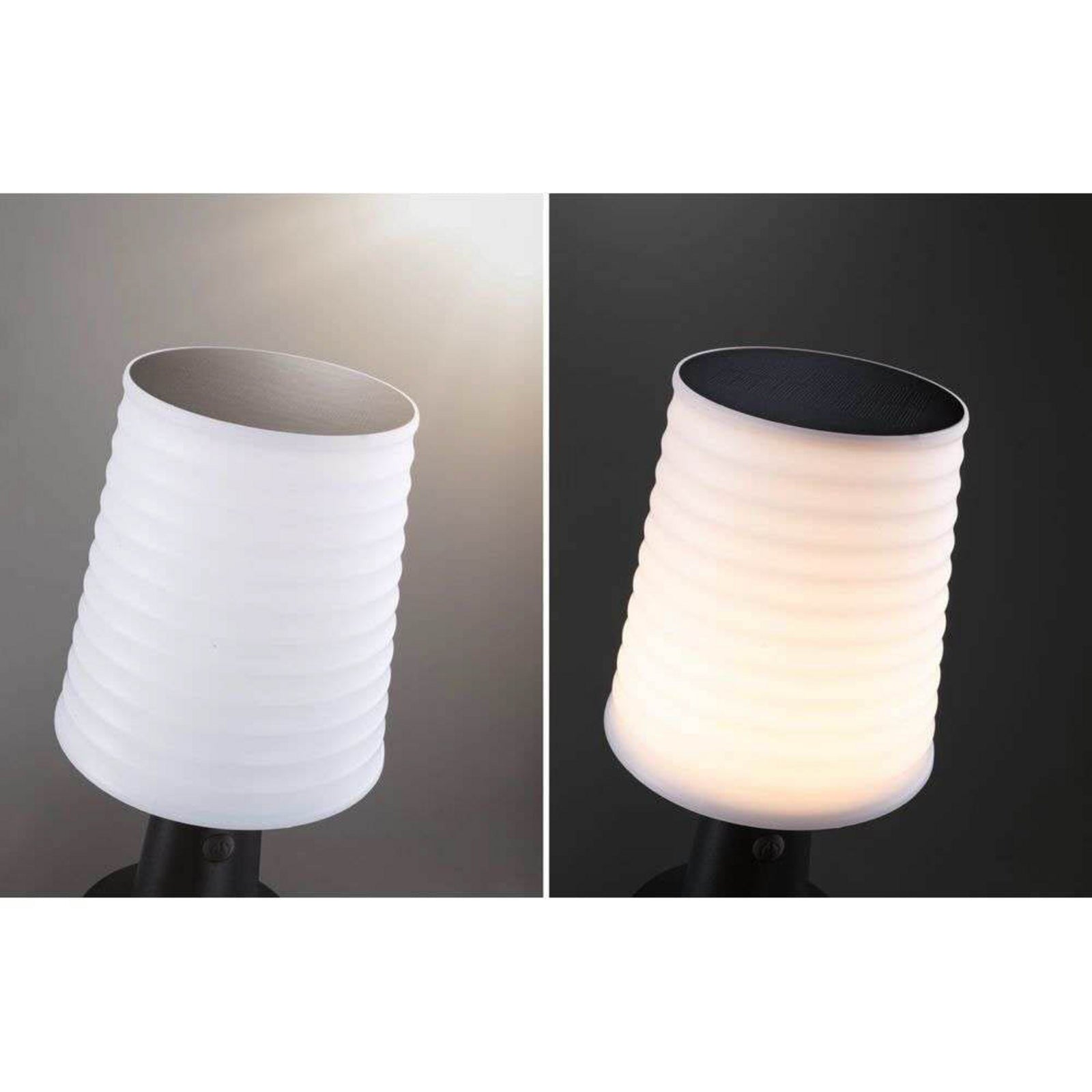 LED solcellebordlampe Ilanga dimbar antrasitt 30 cm IP44 - Paulmann