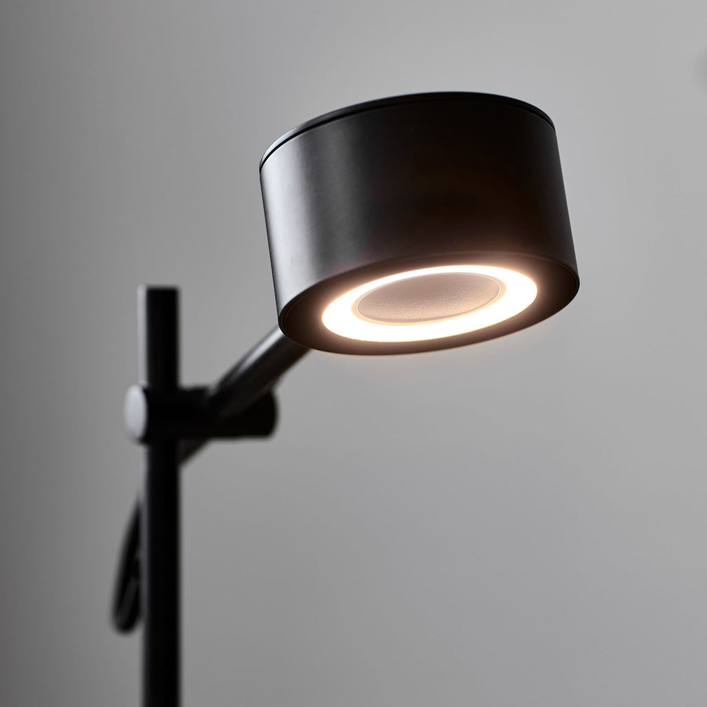 LED bordlampe Clyde dimbar justerbart hode svart - Nordlux
