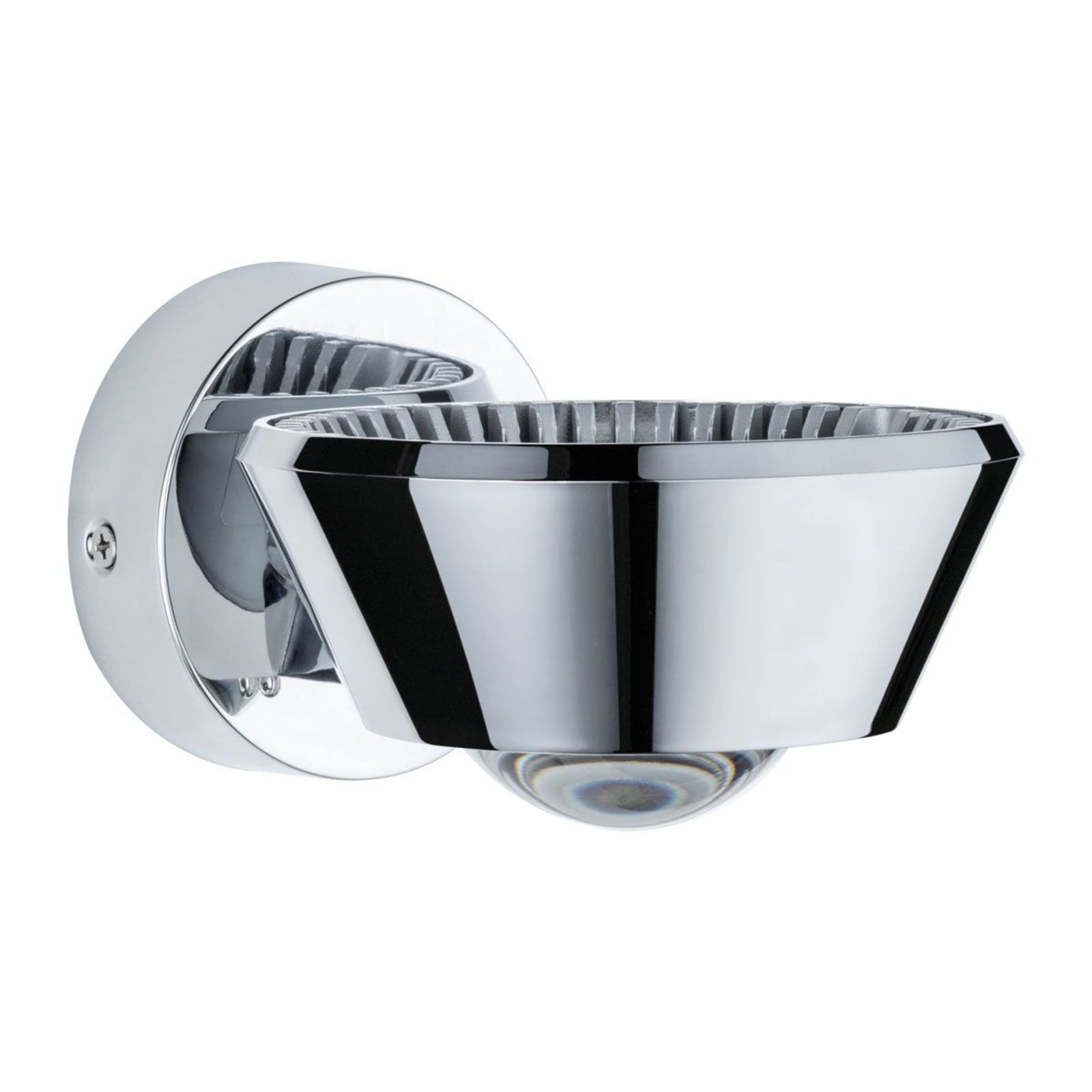 LED vegglampe Sabik svingbar krom dimbar IP44 - Paulmann